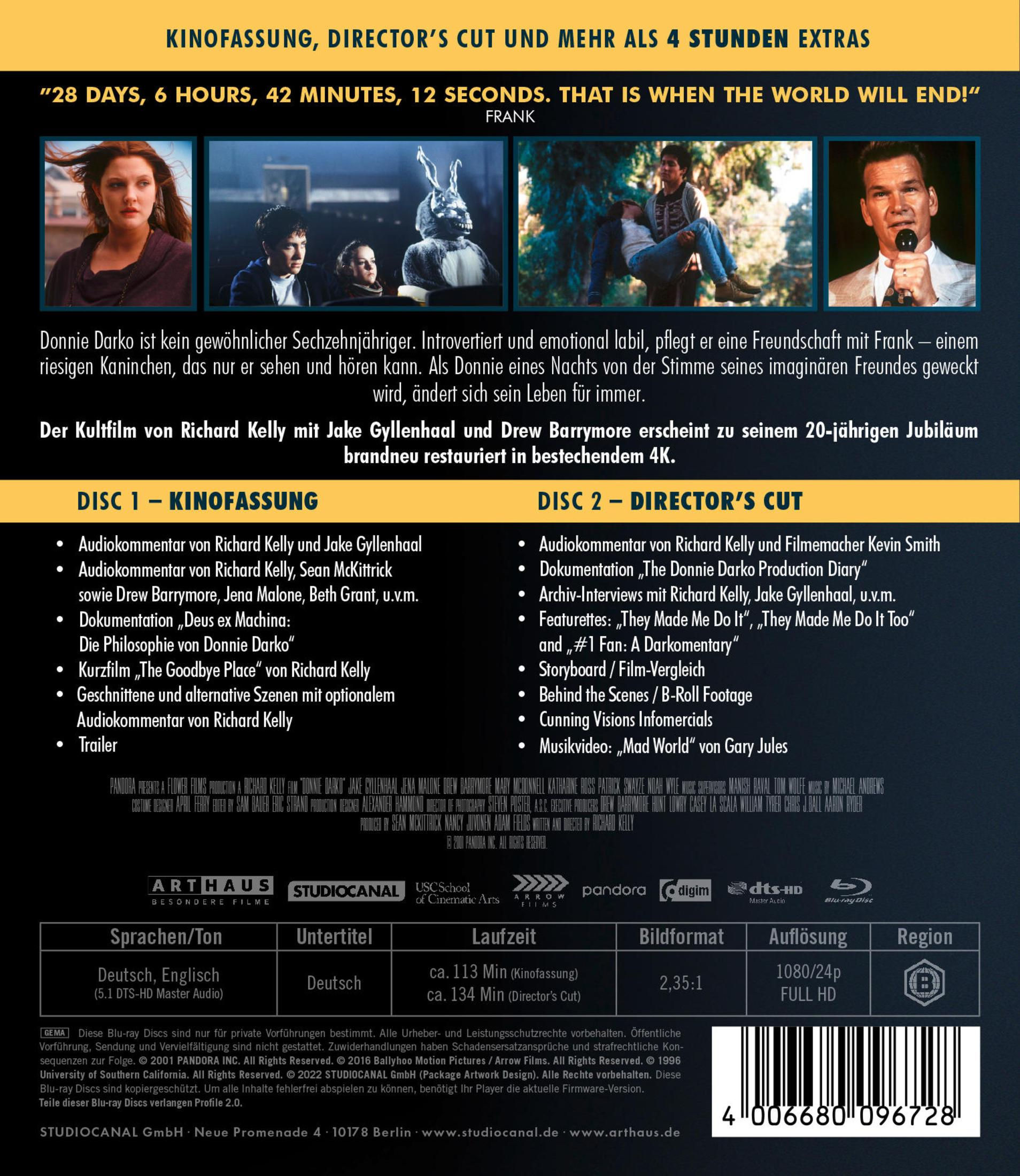 Donnie Darko (2 Blu-rays) Blu-ray