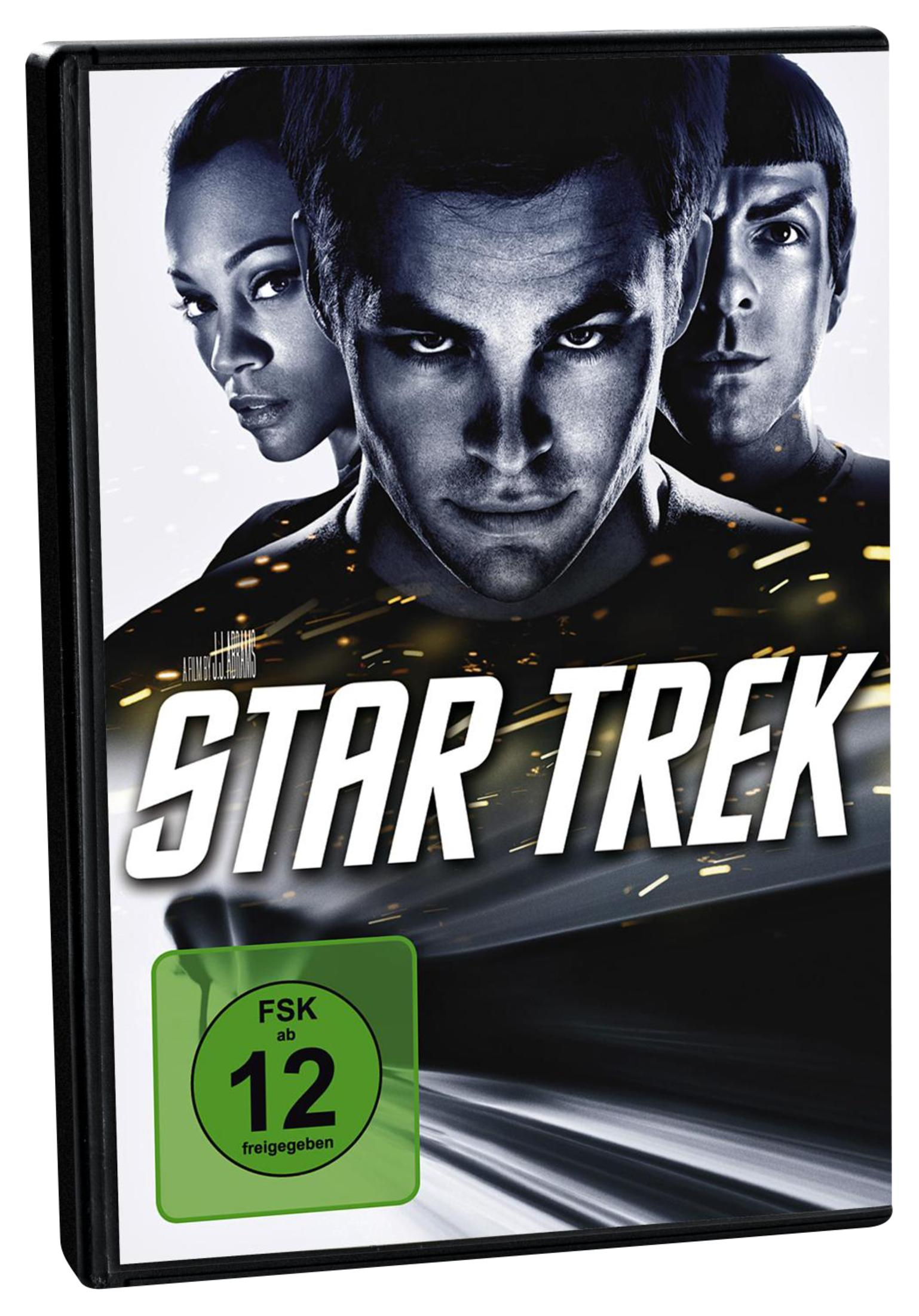 Star Trek DVD-Hülle mit Gesichtern von Schauspielern und grüner Altersfreigabe.