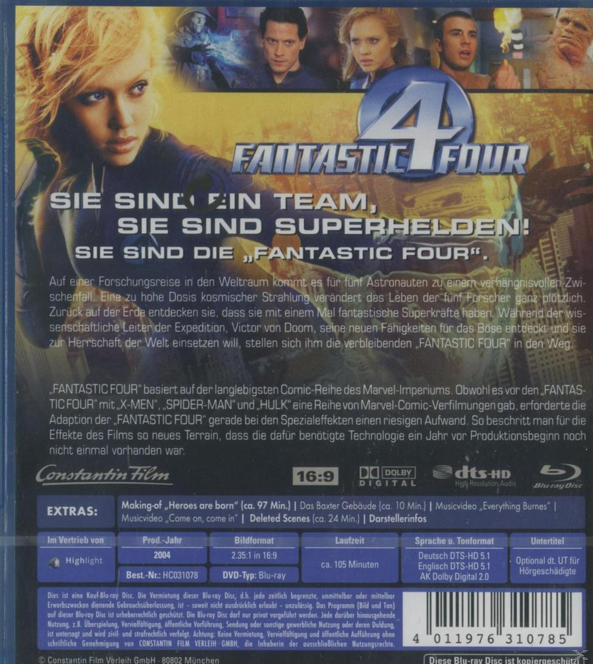 Rückseite einer Blu-ray-Hülle mit Text und Bildern eines Films.