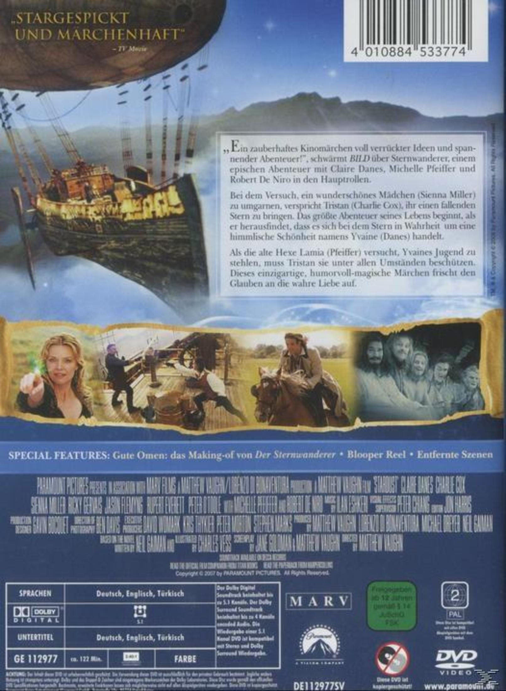 Rückseite einer DVD. Zeigt Bilder aus einem Film und Text.