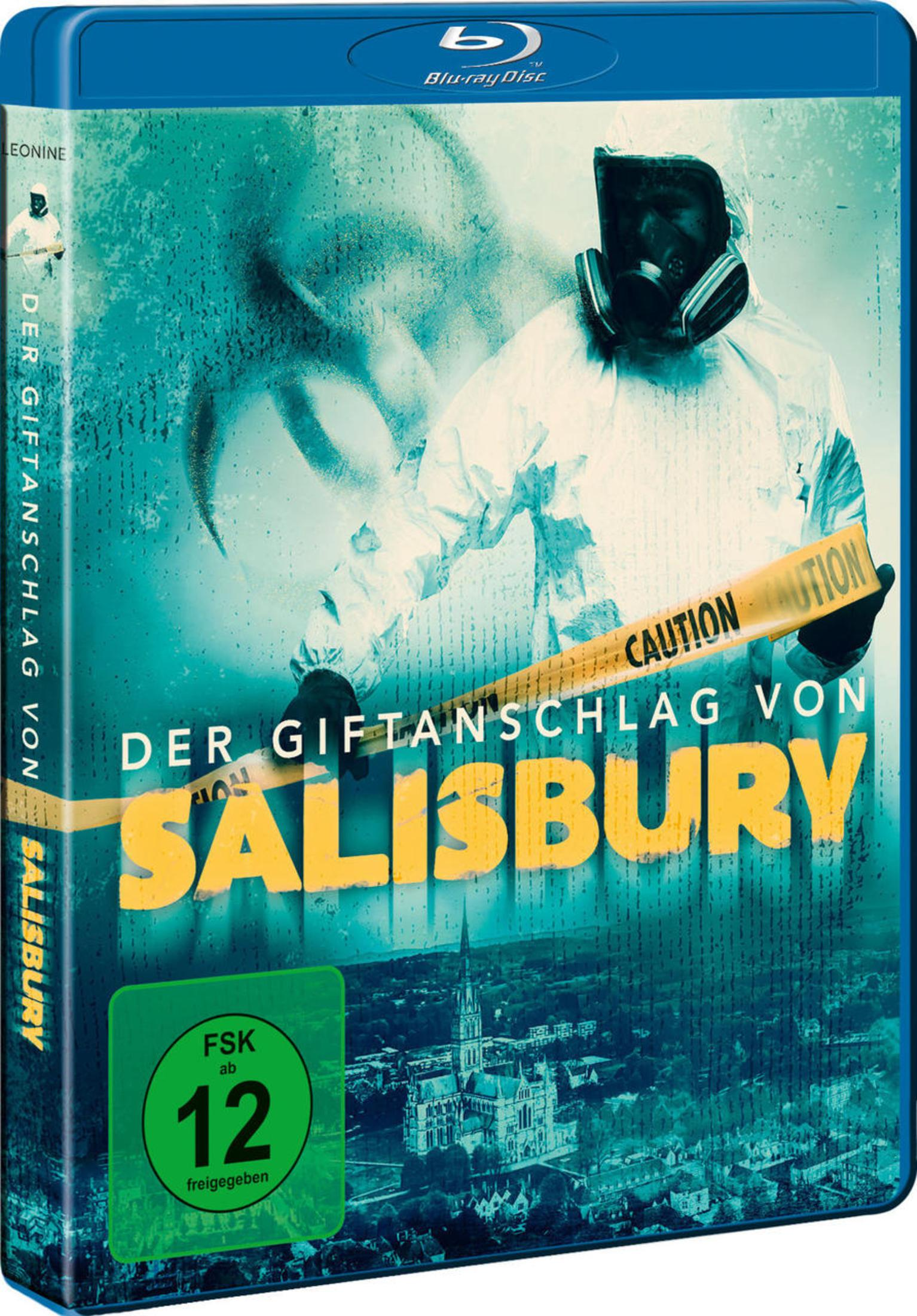 Filmcover mit einer Person in einem Gefahrgutan zug und gelbem Vorsichtband.