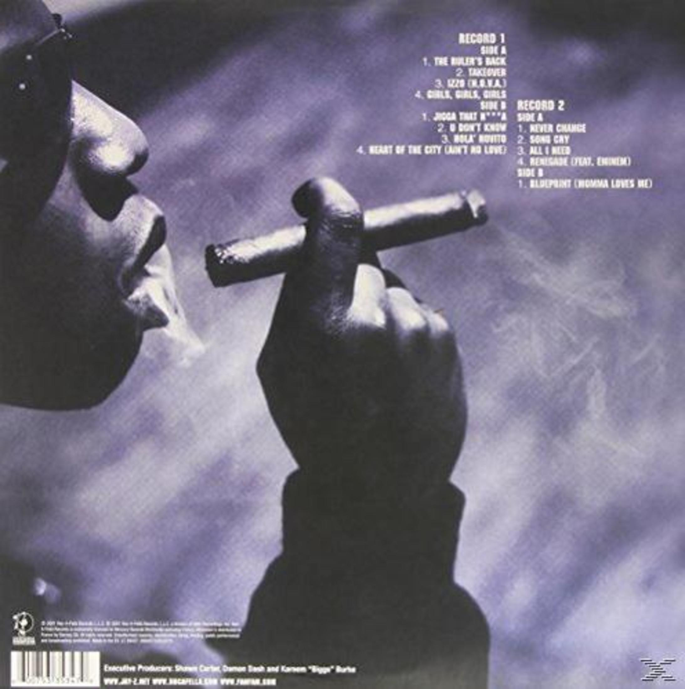 Homme fumant un cigare, pochette d'album.