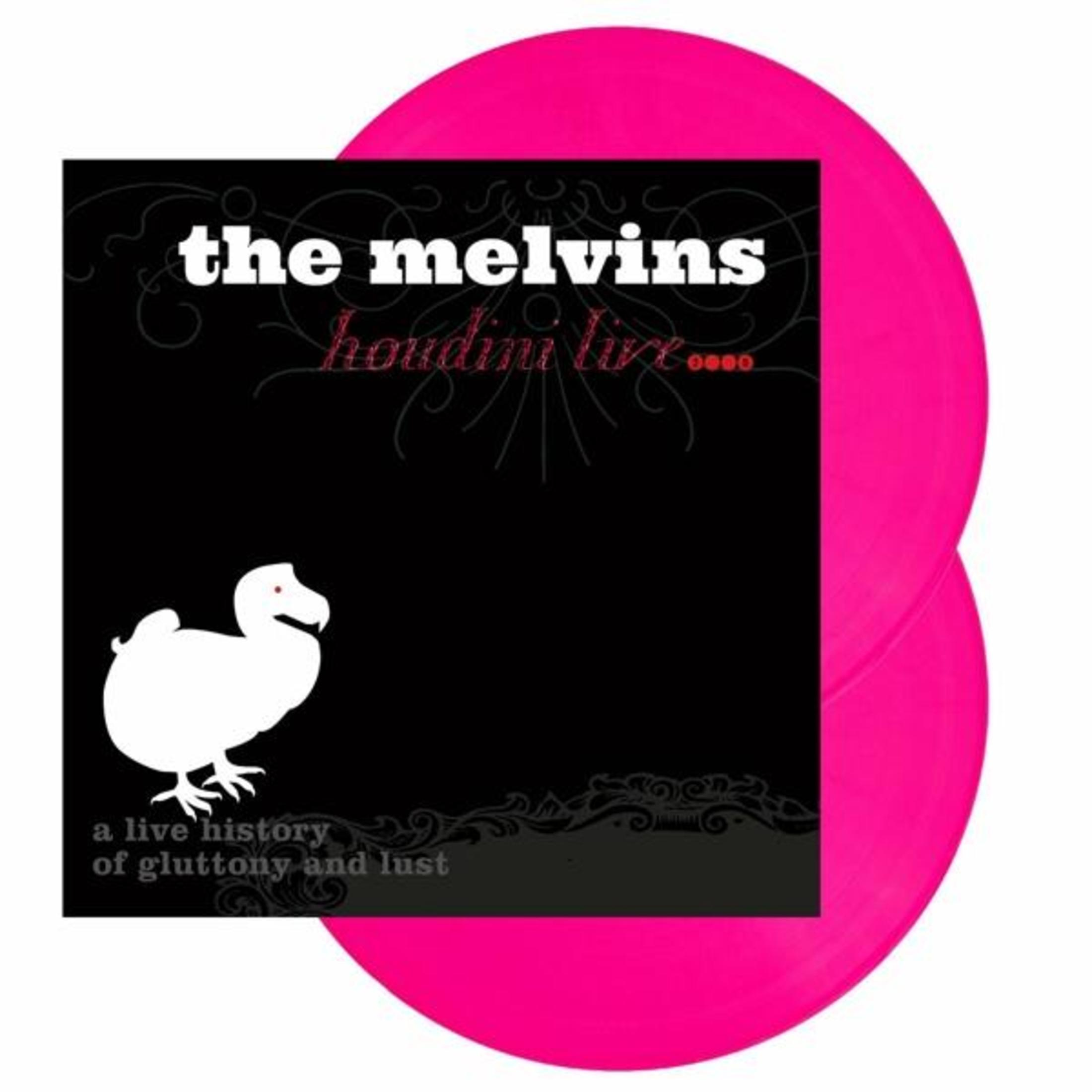 Copertina dell'album. Sfondo nero, uccello dodo bianco, dischi in vinile rosa.