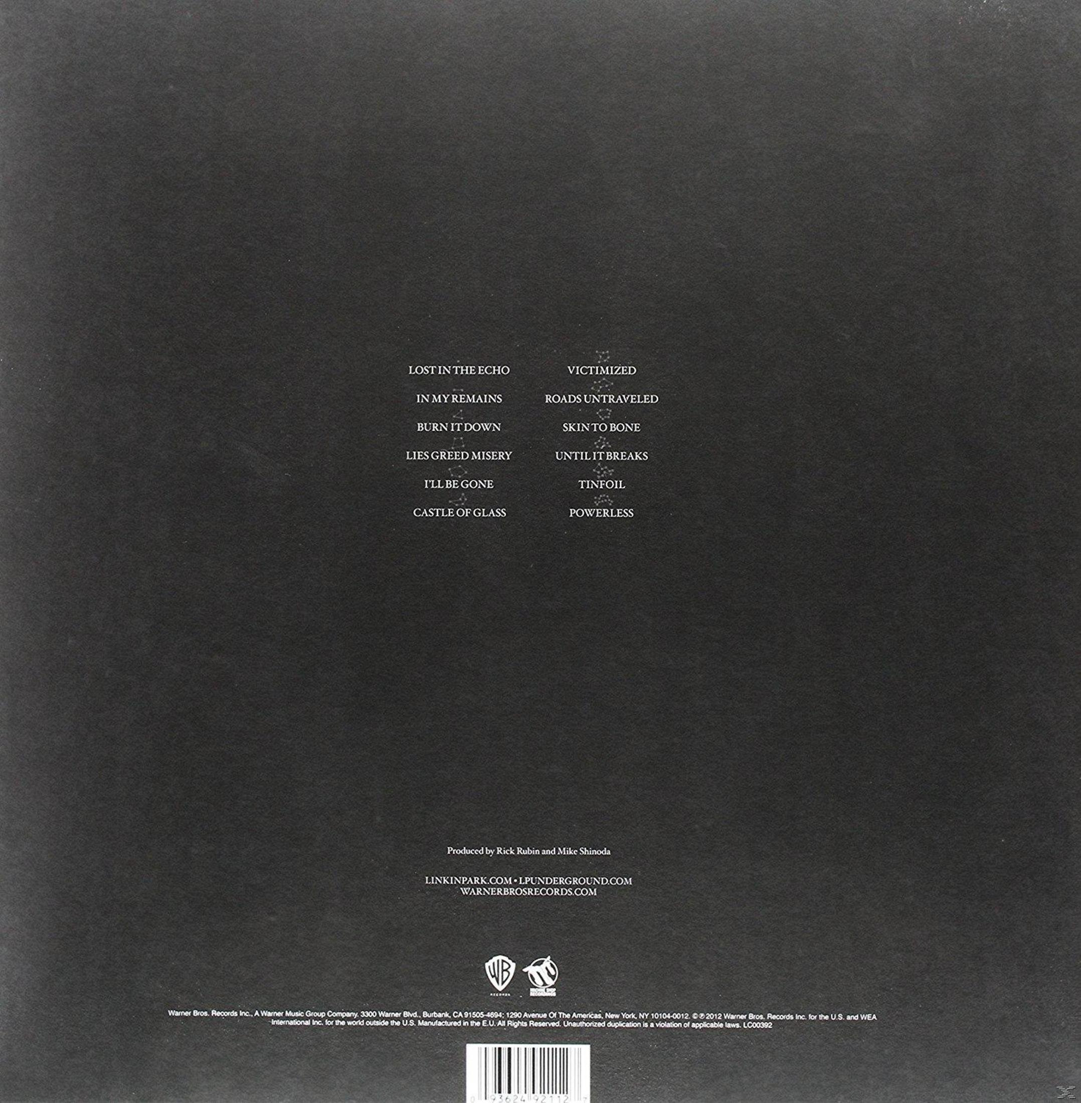 Copertina dell'album: Sfondo nero con titoli delle canzoni e crediti.