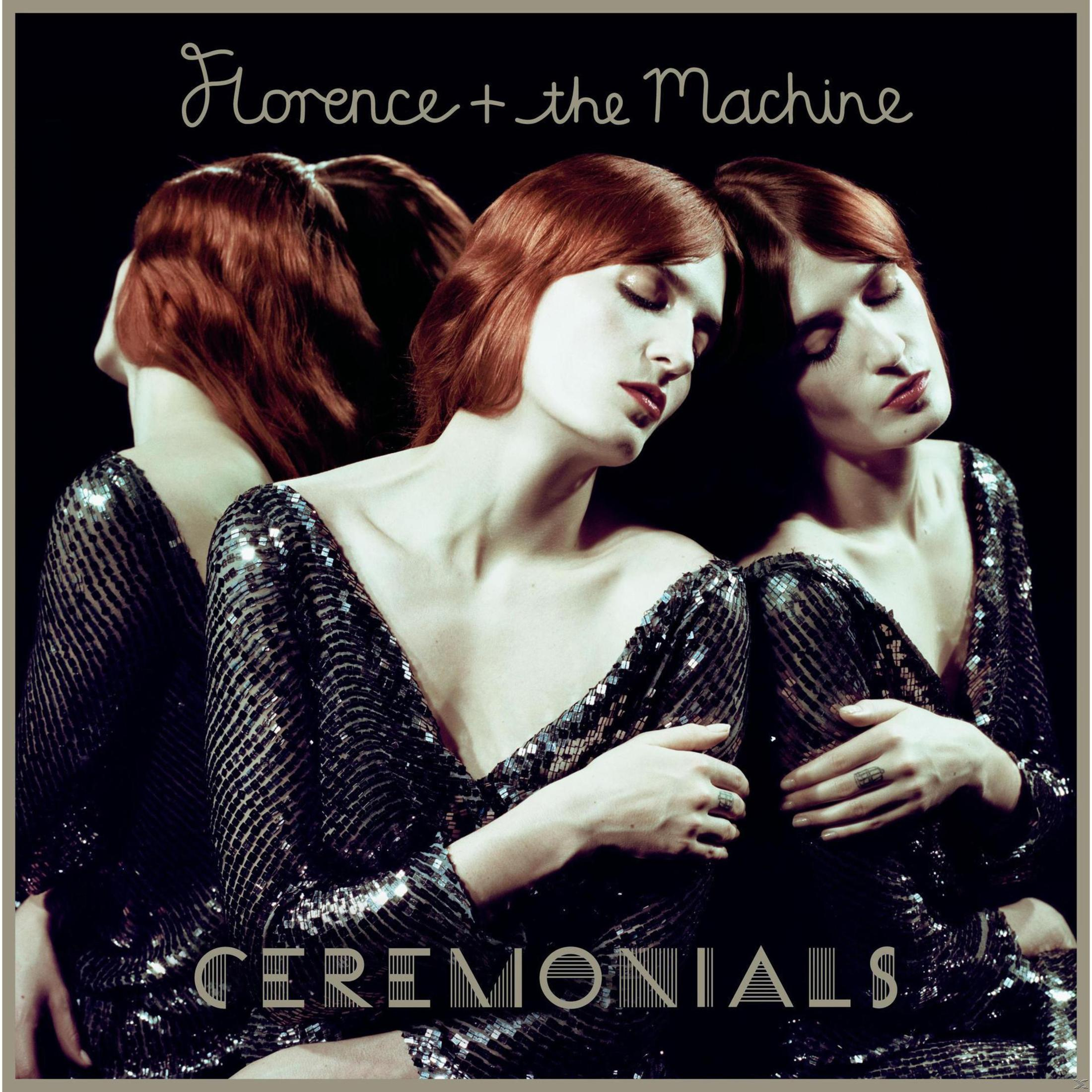 Copertina dell'album con tre donne dai capelli rossi. Il testo 'Florence + the Machine' e 'Ceremonials' è visibile.