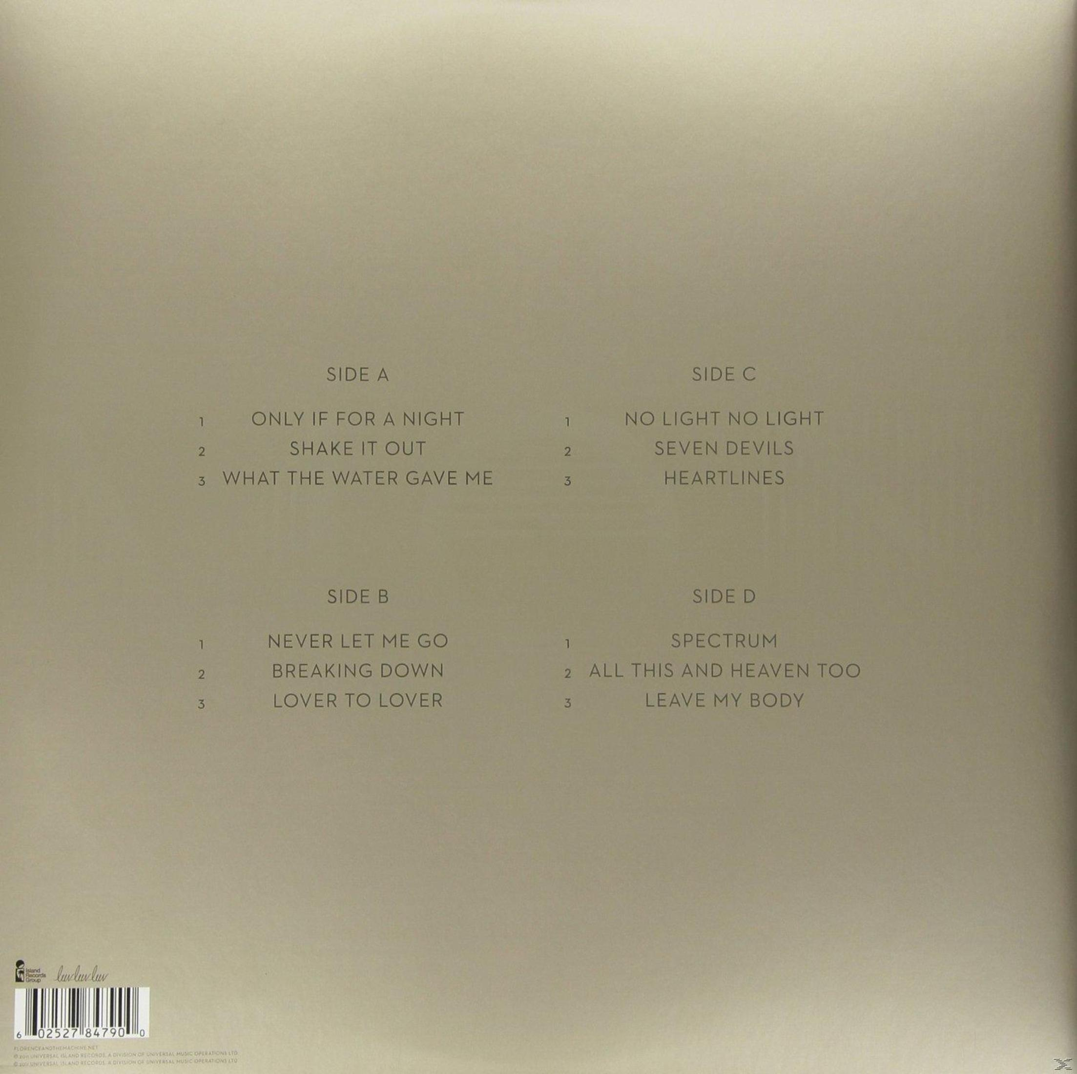 Retro copertina dell'album. Elenca le canzoni sui lati A, B, C e D. Lo sfondo è beige chiaro.