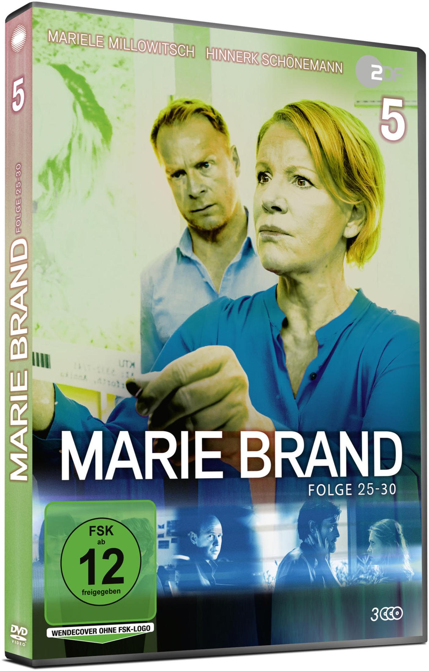 DVD-Cover mit Marie Mallowitsch und Hinnerk Schönemann für Marie Brand Folge 25-30.