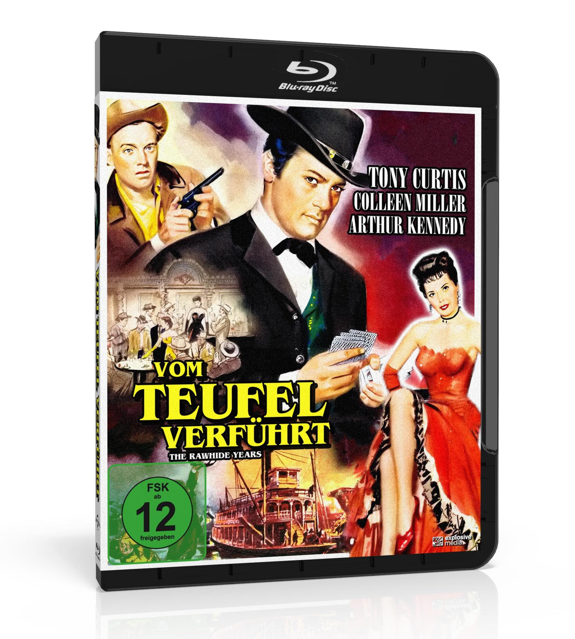 Blu-ray Cover des Westerns Vom Teufel verführt mit Tony Curtis und Colleen Miller.