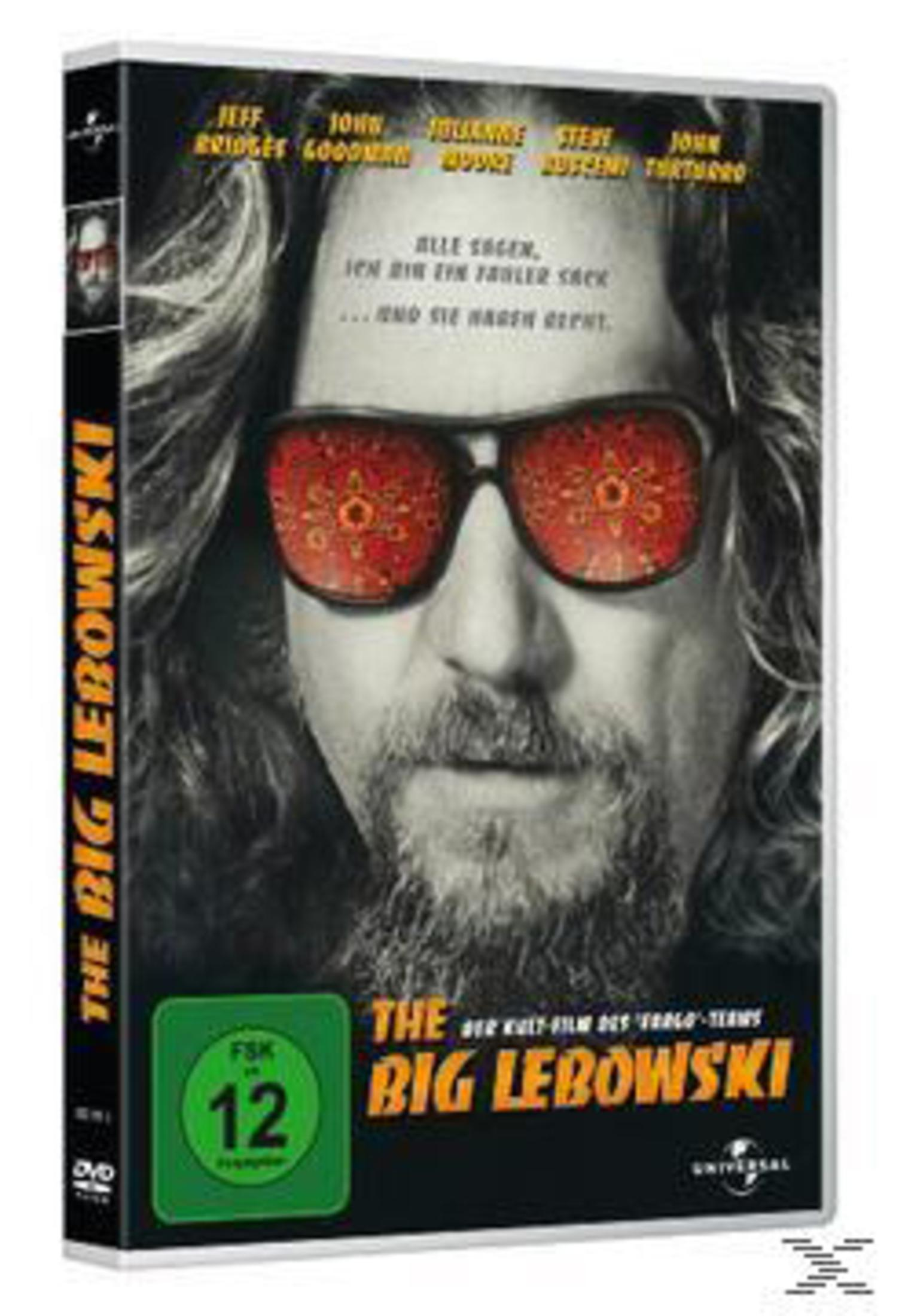 DVD-Hülle von The Big Lebowski mit Jeff Bridges in roter Sonnenbrille.