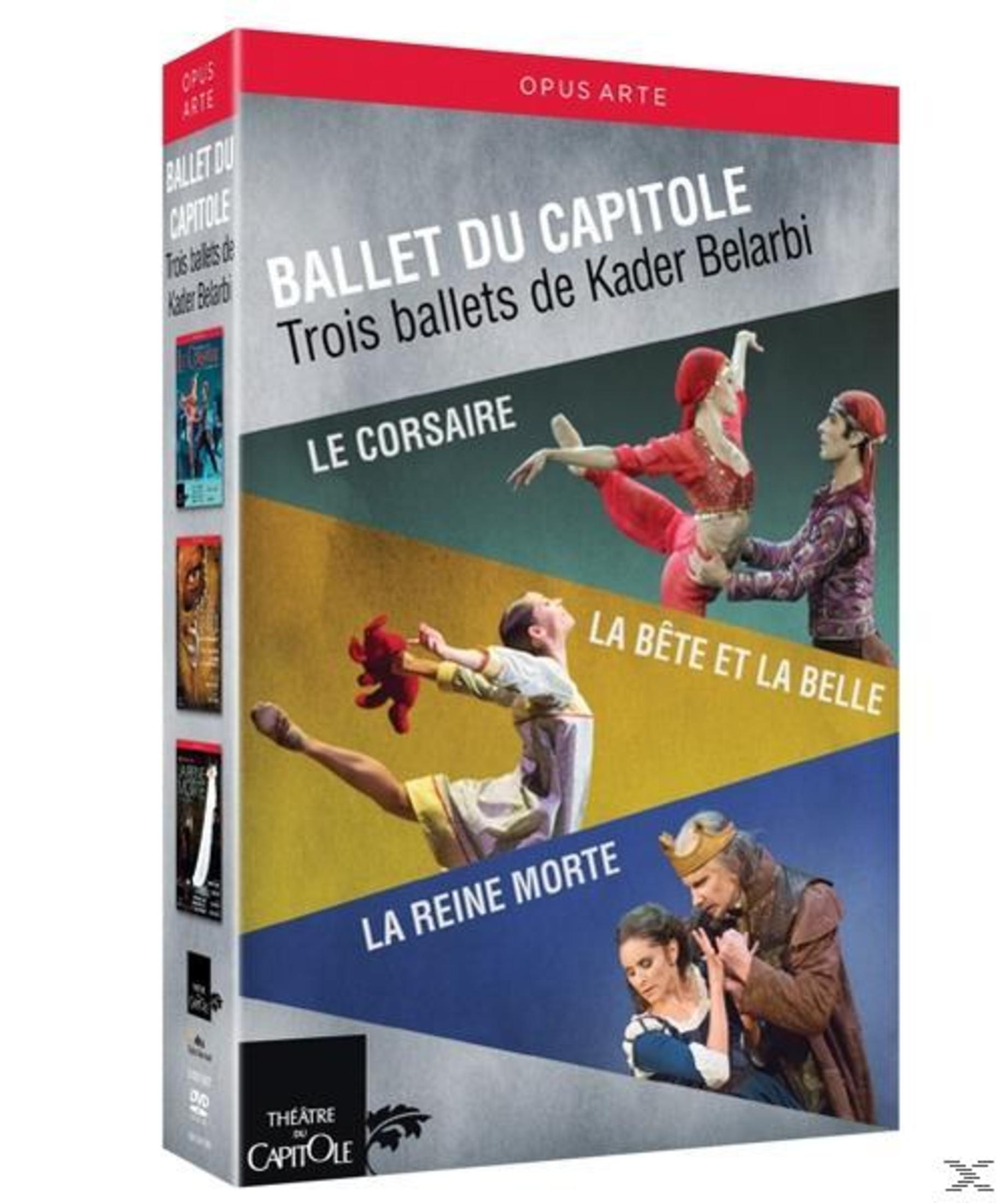 Pochette d'album : une boîte avec des images de ballet sur le devant. Le titre est « Ballet du Capitole » et d'autres textes.