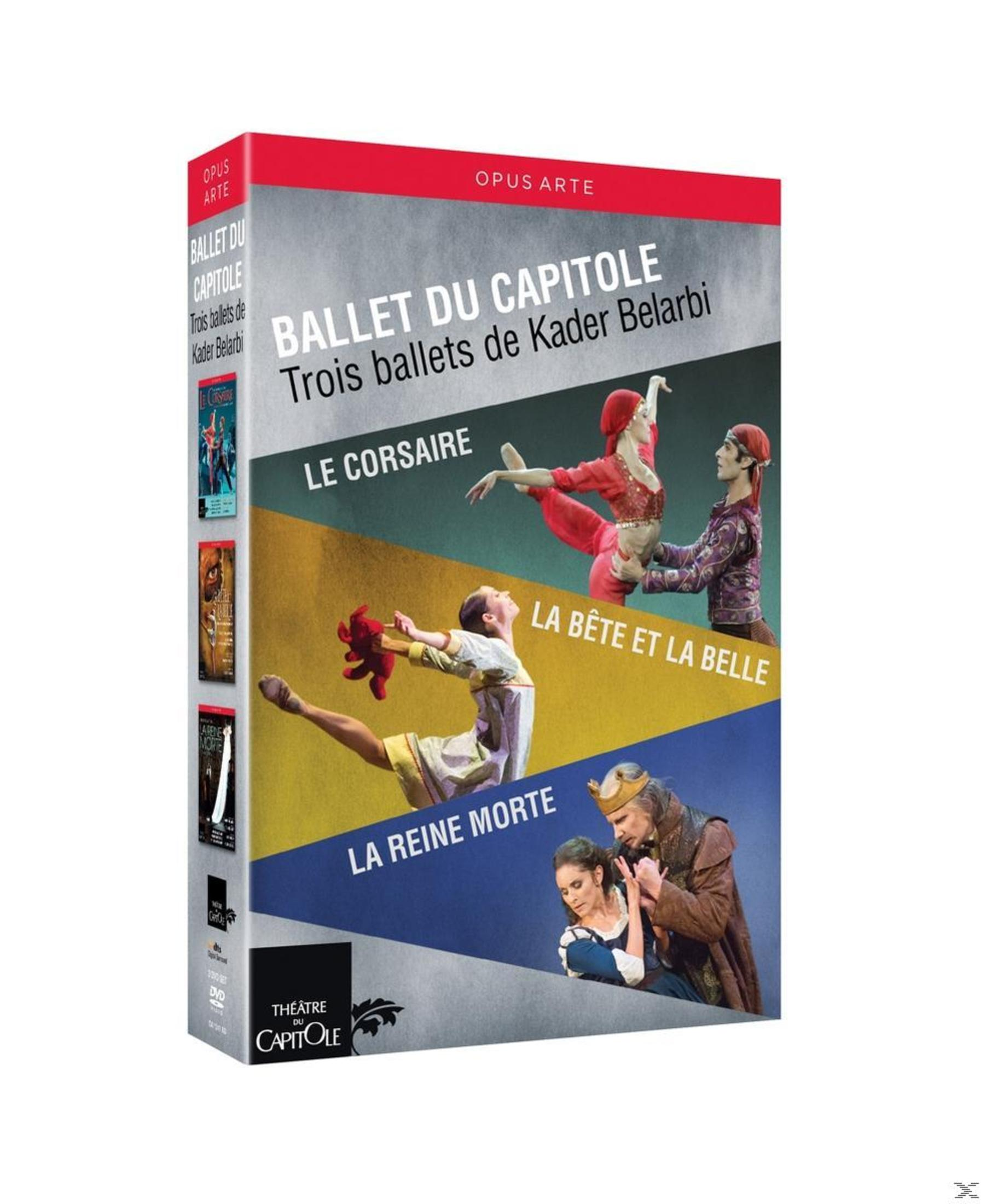 Coffret DVD Ballet du Capitole. Des images des représentations de ballet sont affichées.