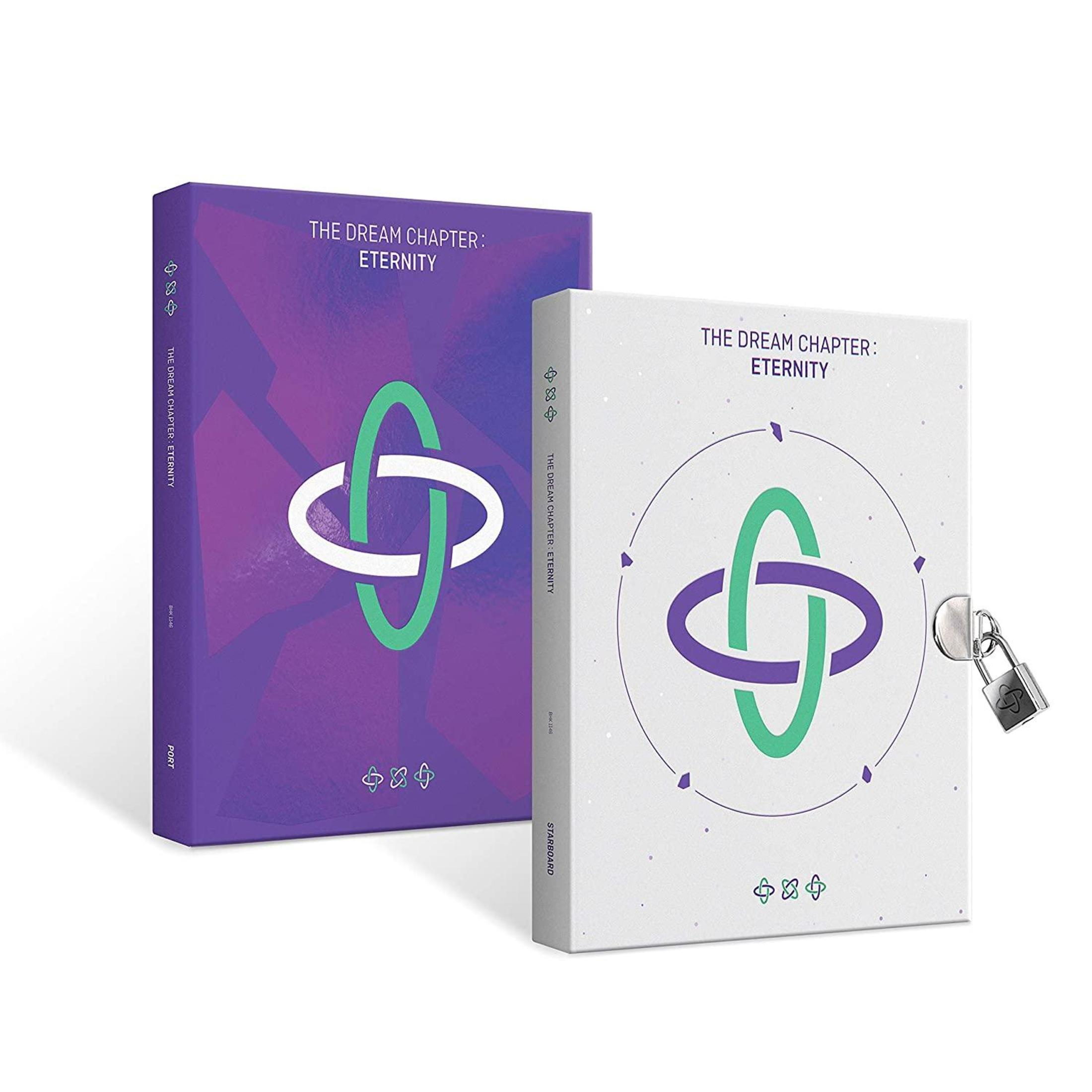 Pochette d'album : Deux coffrets d'album avec un cadenas. Violet et blanc.