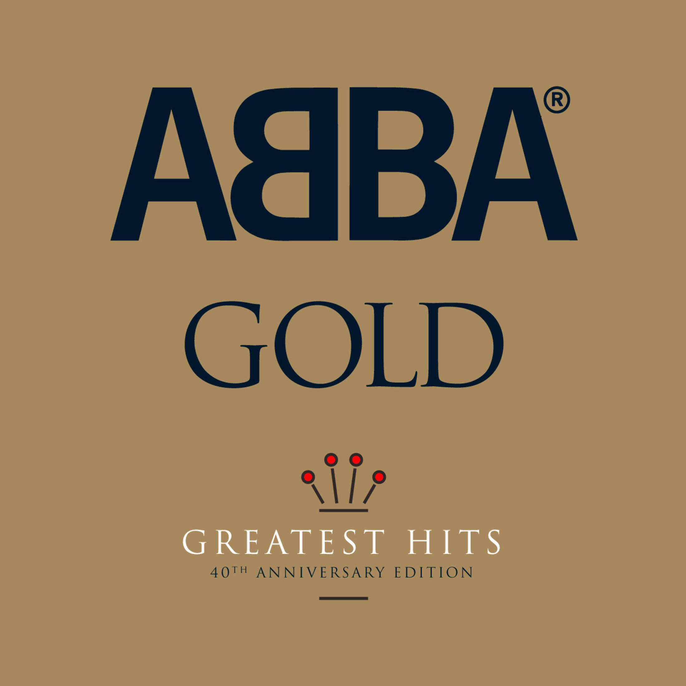 Pochette de l'album ABBA avec logo et texte.