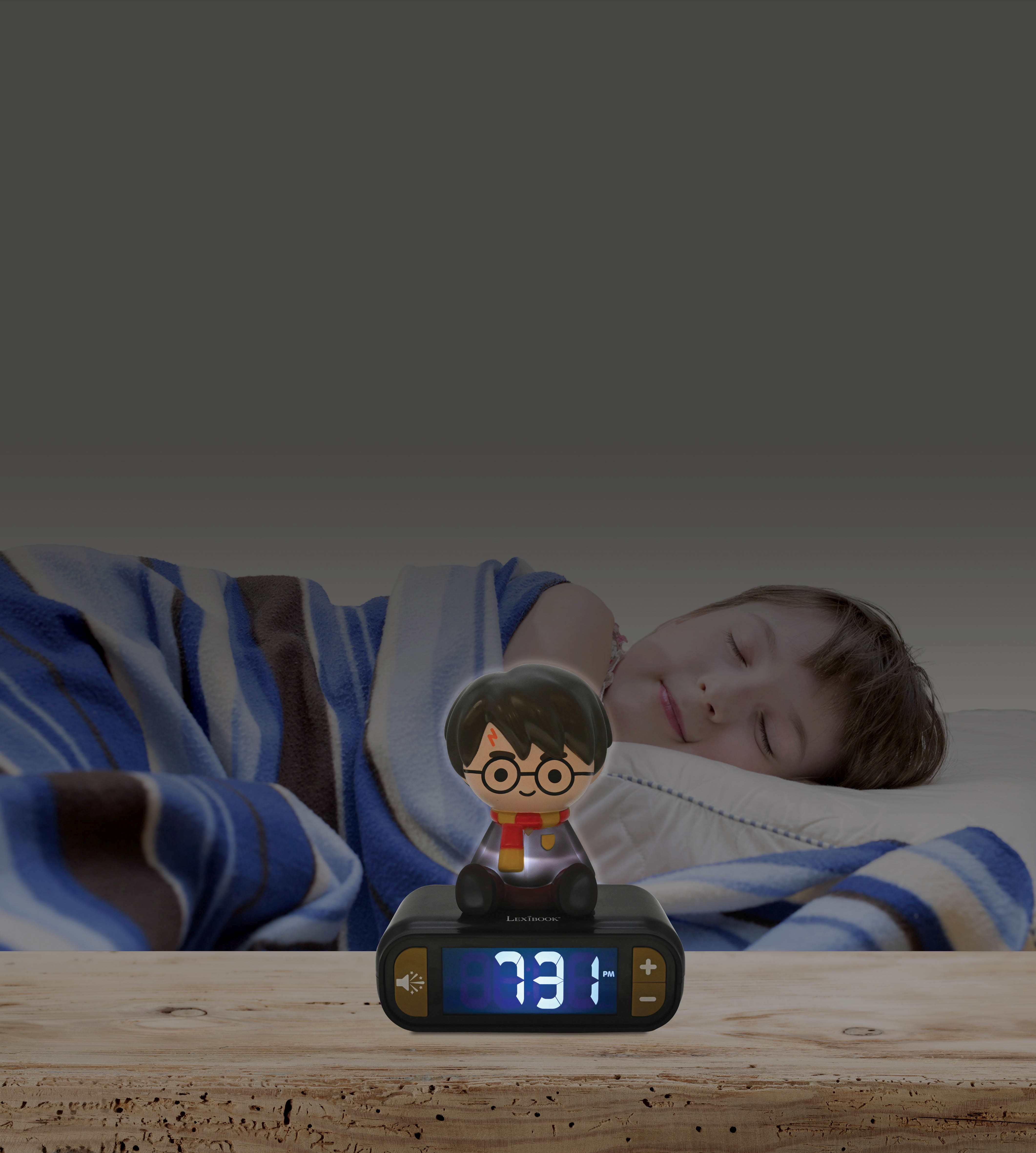 LEXIBOOK HARRY POTTER WECKER MIT 3D NACHTL-FIGUR BES. KLING Digitaler Wecker