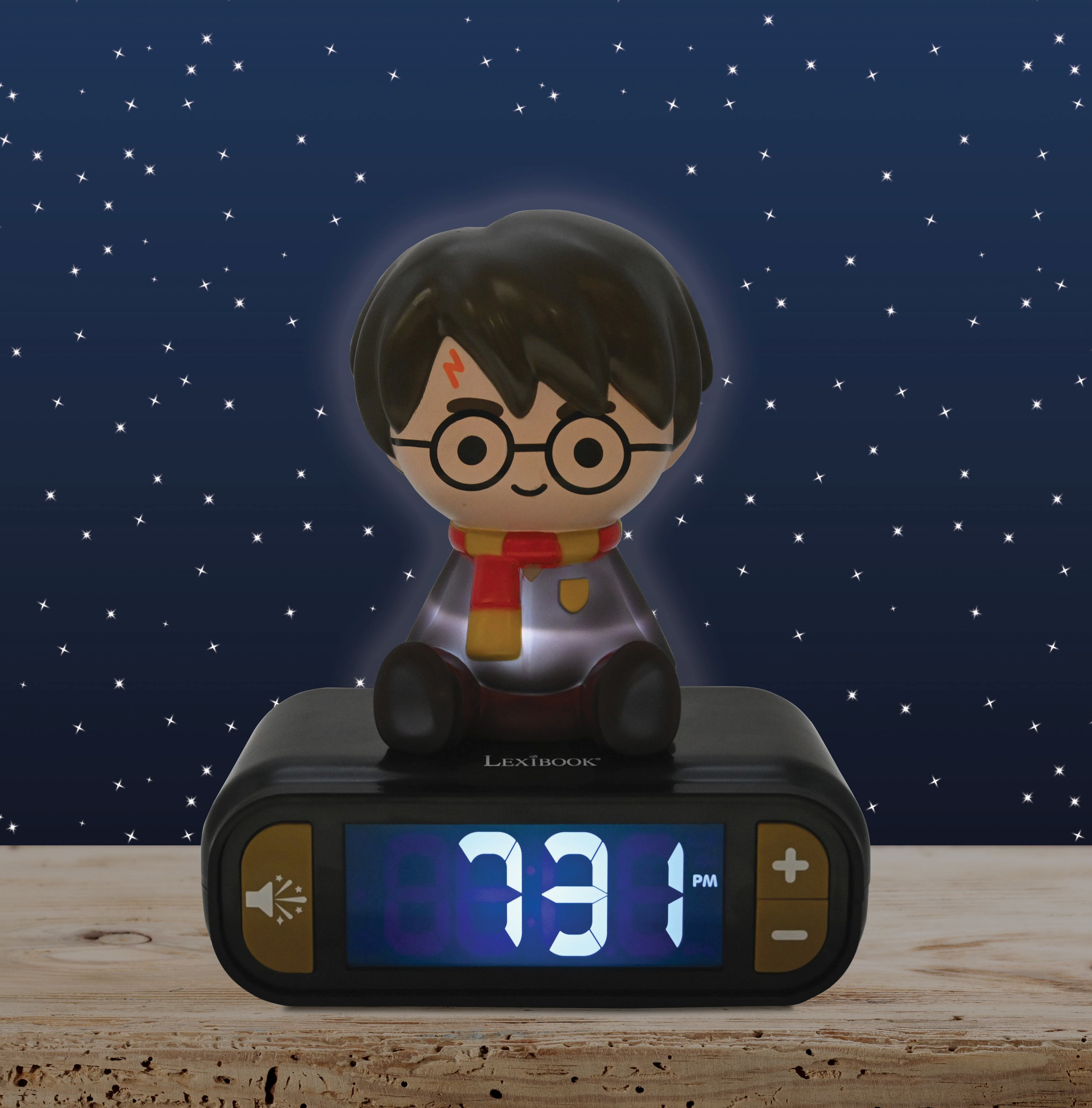LEXIBOOK HARRY POTTER WECKER MIT 3D NACHTL-FIGUR BES. KLING Digitaler Wecker