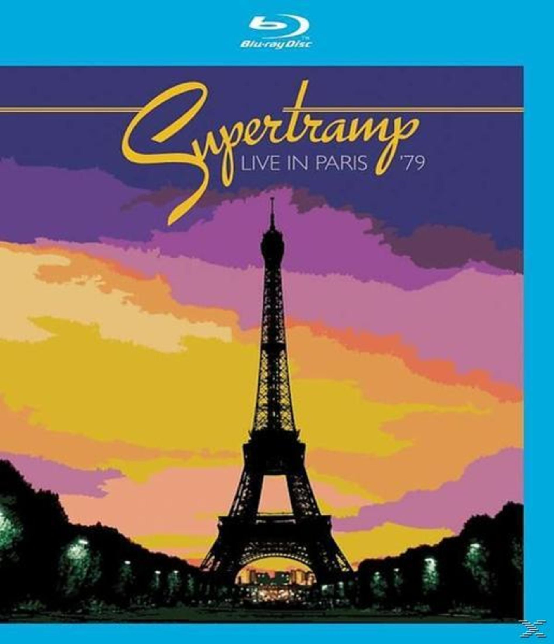 La Torre Eiffel al tramonto con testo Supertramp Live in Paris '79.