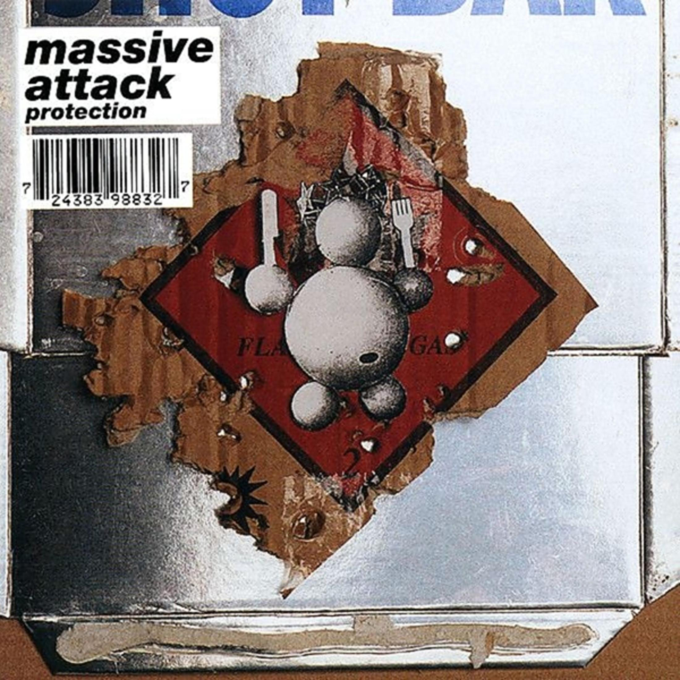 Copertina dell'album: un collage con un rombo rosso e una figura bianca con posate. Il nome della band in alto.