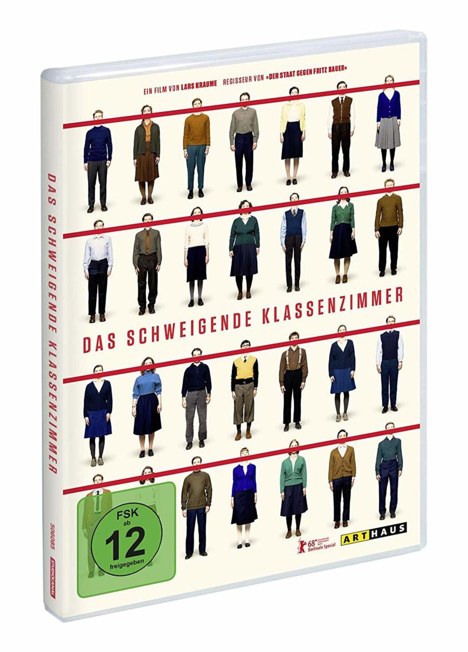 DVD-Hülle des Films Das schweigende Klassenzimmer mit Schülern in Reihen.