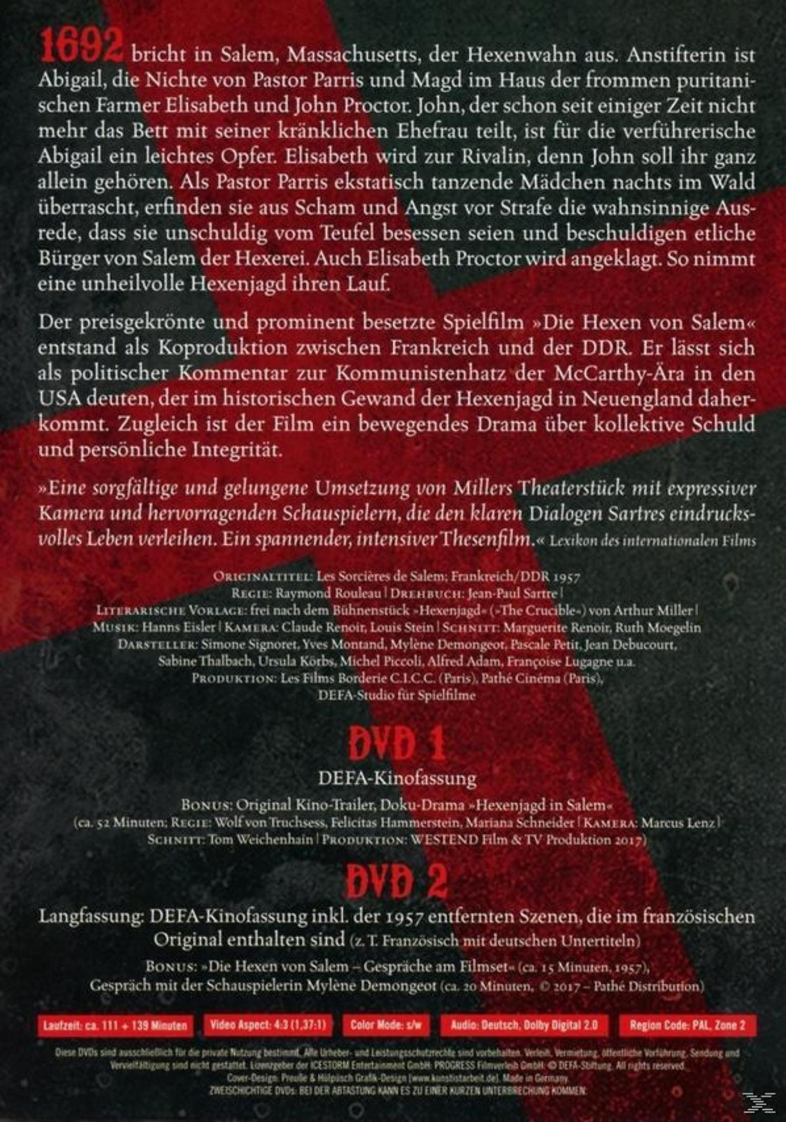DVD-Hülle mit deutschem Text. Details zum Film und den Schauspielern sind sichtbar.