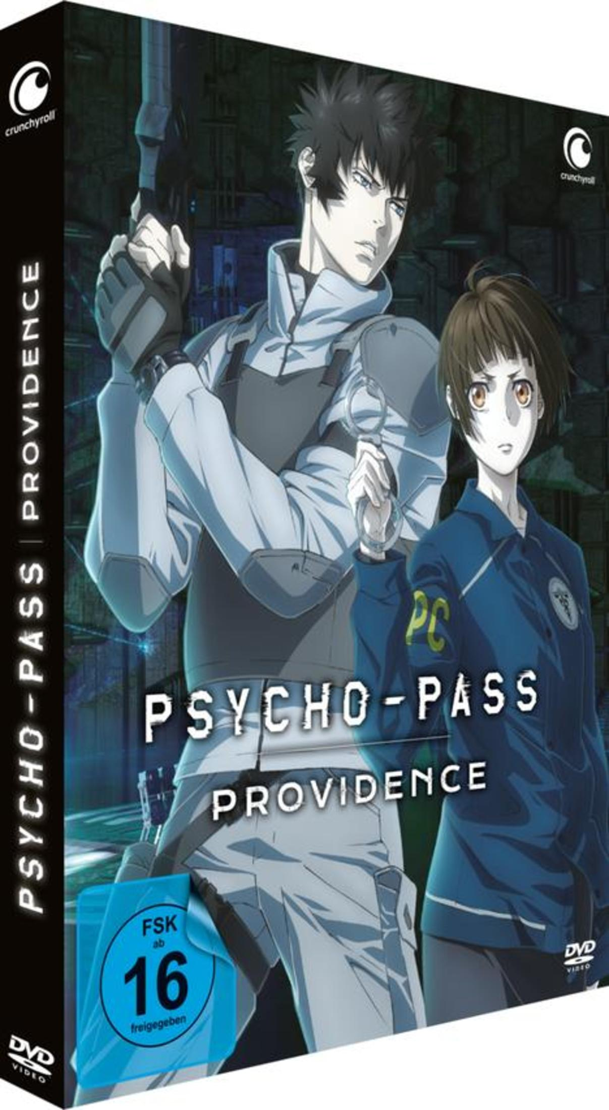 Coffret DVD animé. Deux personnages se tiennent devant, un homme avec une arme et une femme en uniforme bleu.