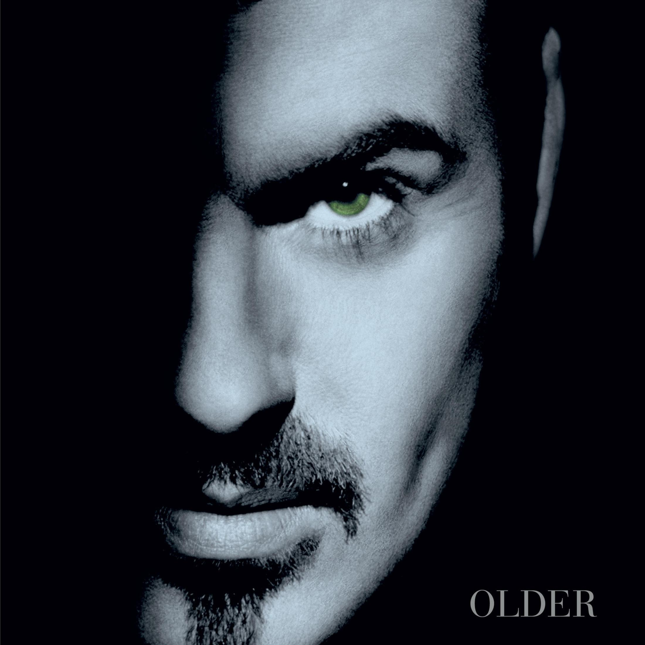 Copertina dell'album con il volto di George Michael, un primo piano in bianco e nero, con un occhio verde visibile.