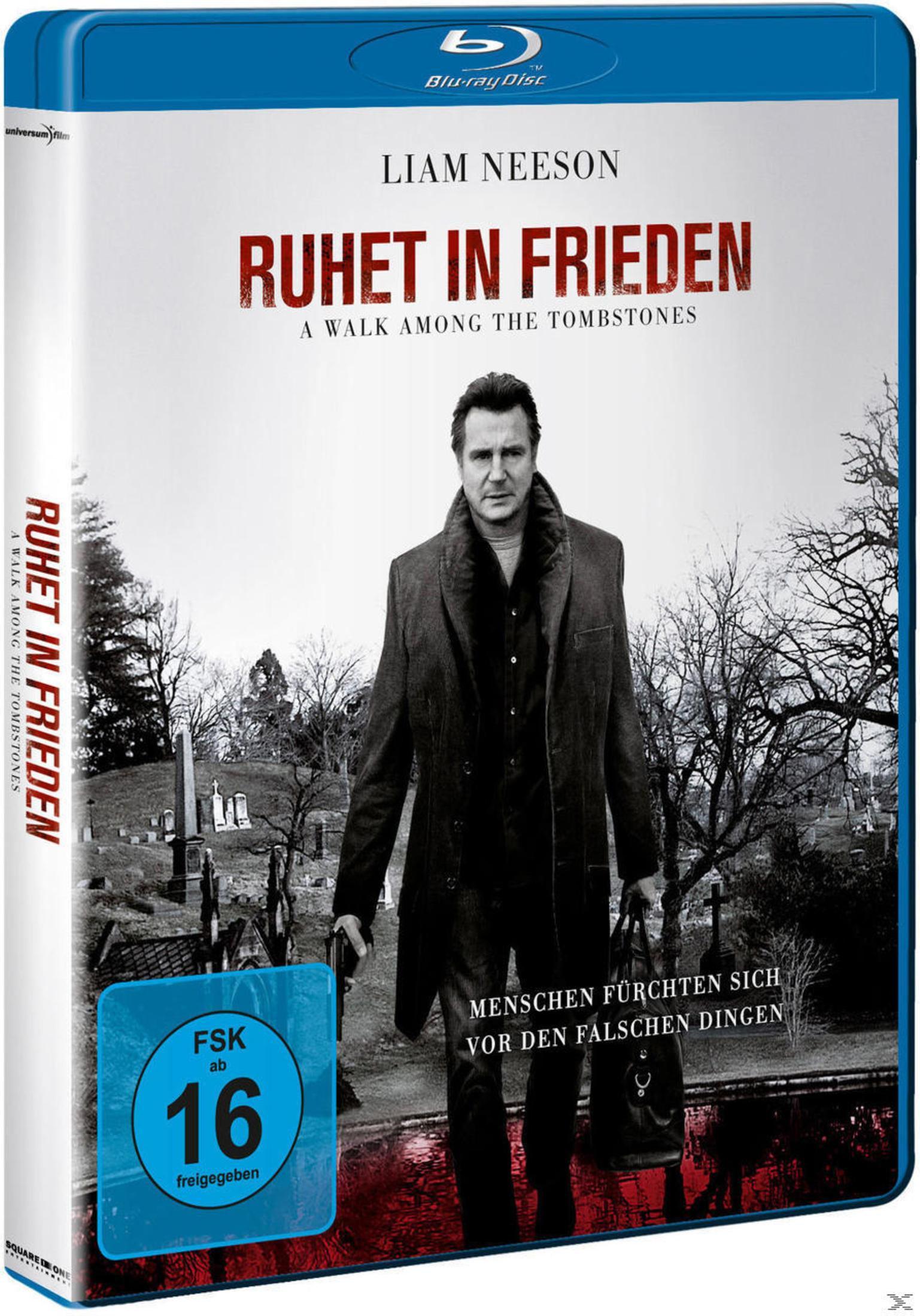 Blu-ray-Hülle des Films Ruhet in Frieden, Liam Neeson ist auf dem Cover.