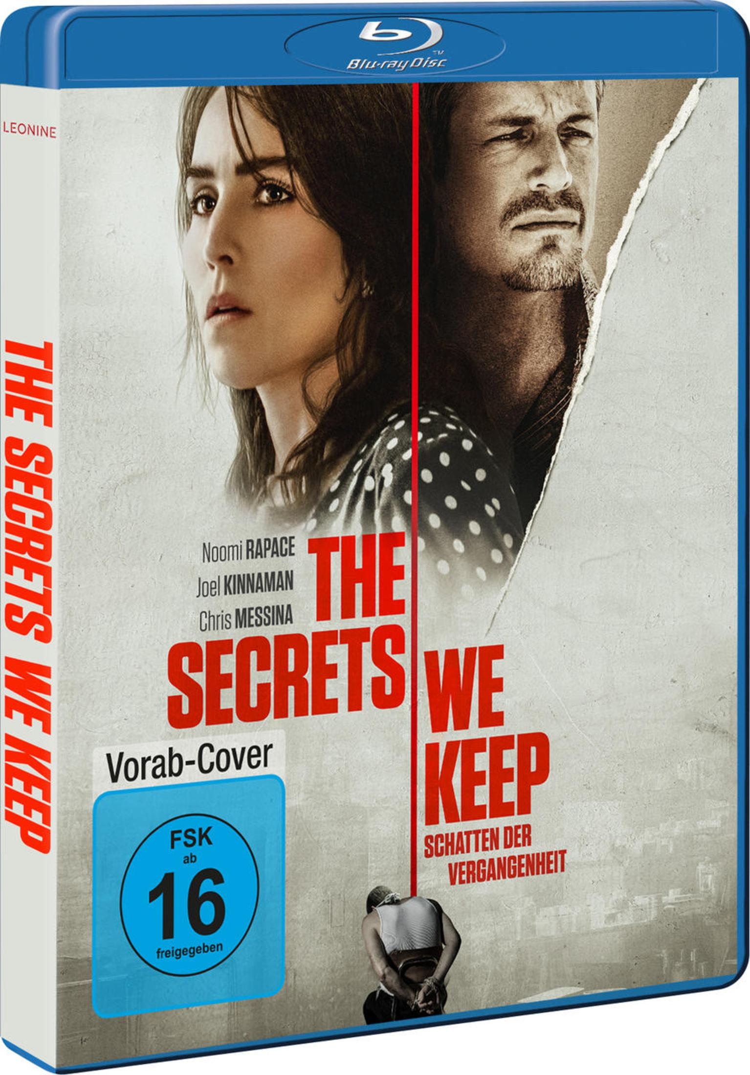 Blu-ray-Hülle des Films The Secrets We Keep mit Noomi Rapace und Joel Kinnaman.
