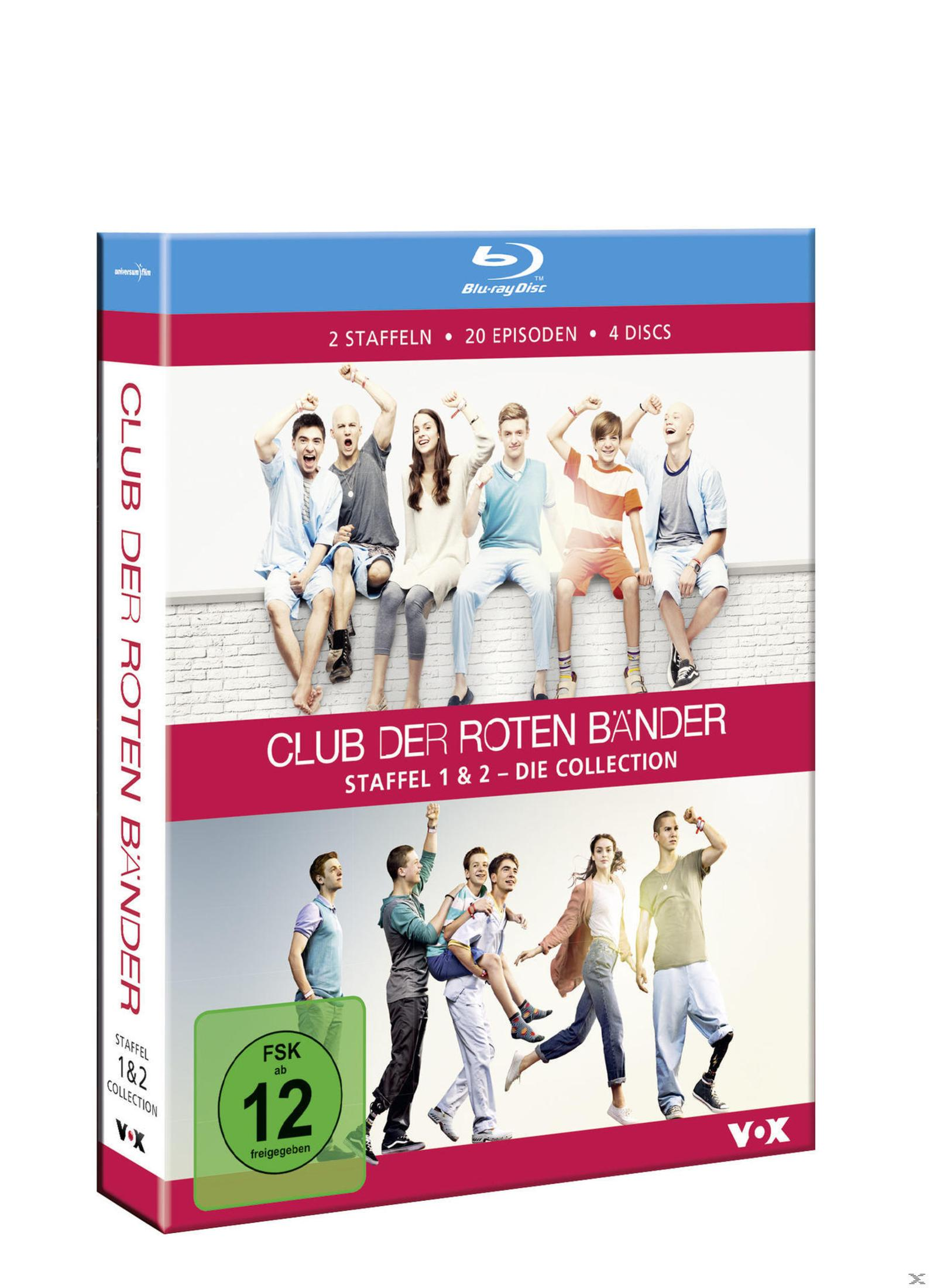 Blu-ray-Box-Set, TV-Serie 'Club der roten Bänder'. 2 Staffeln, 20 Episoden, 4 Discs.