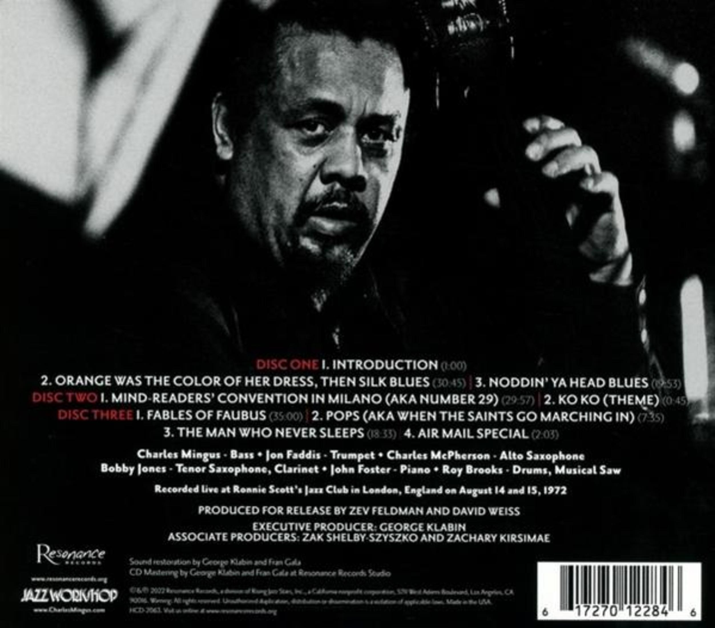 Retro copertina del CD. Testo su musicisti, titoli e crediti.