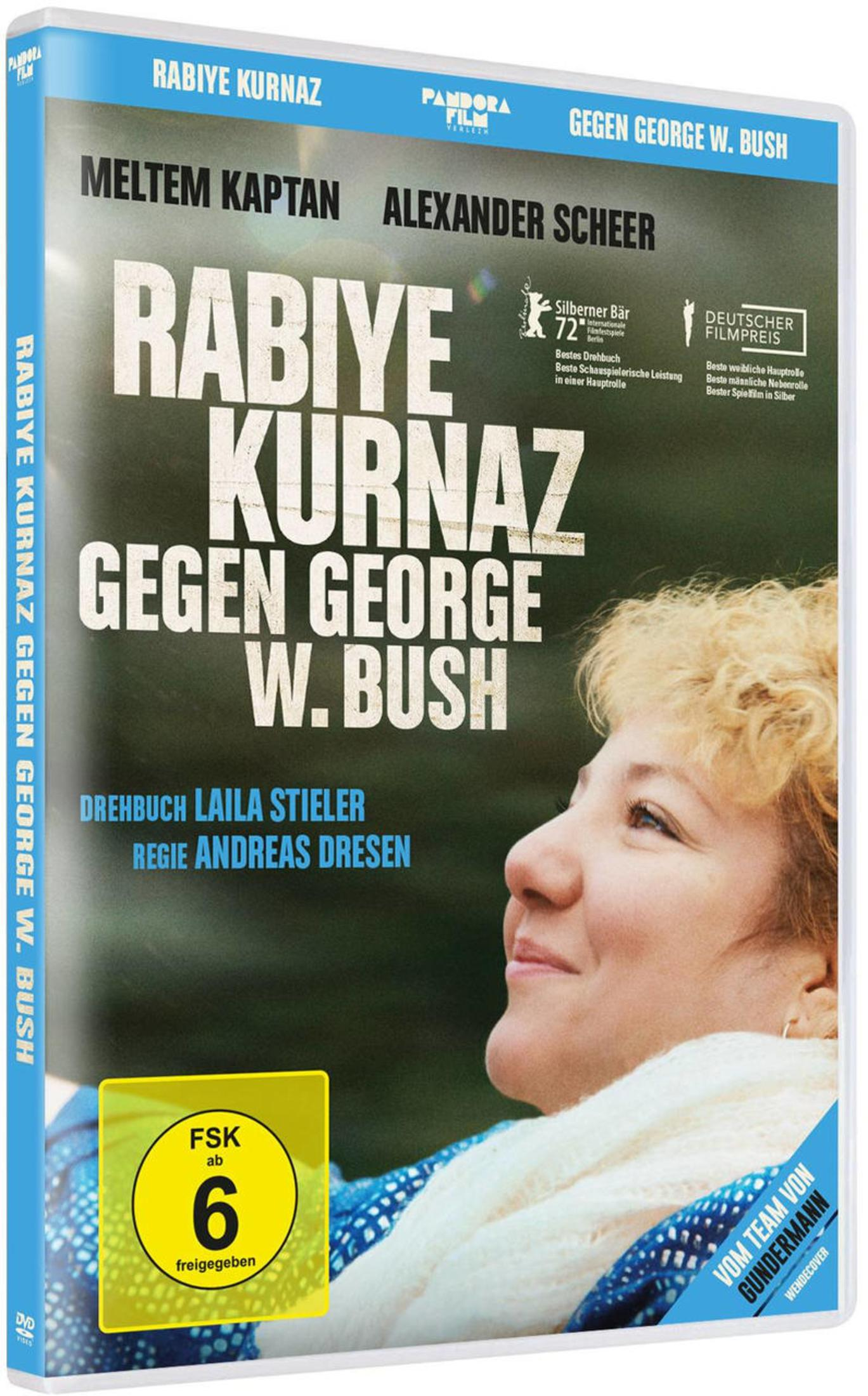 DVD-Hülle des Films Rabiye Kurnaz gegen George W. Bush mit Meltem Kaptan und der FSK 6 Kennzeichnung.