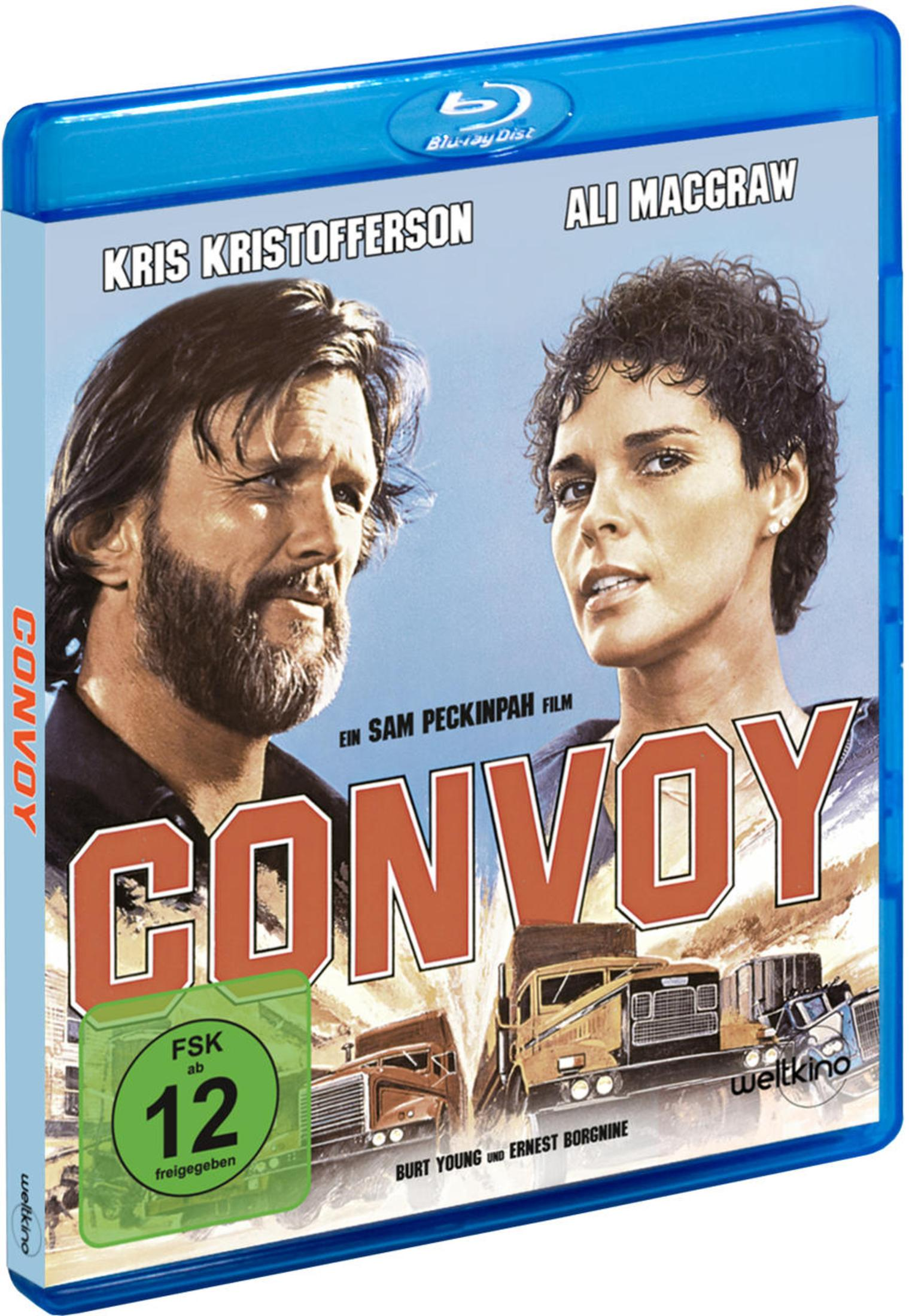 Blu-ray-Hülle des Films Convoy mit Kris Kristofferson und Ali MacGraw.