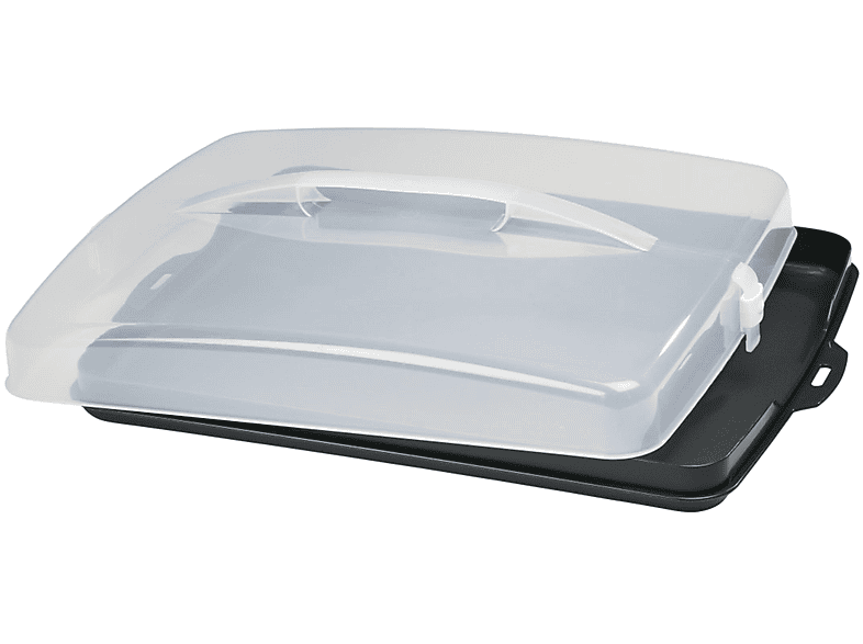 XAVAX 111497 BLECHKUCHEN TRANSPORTBOX Frischhaltedosen, Anthrazit