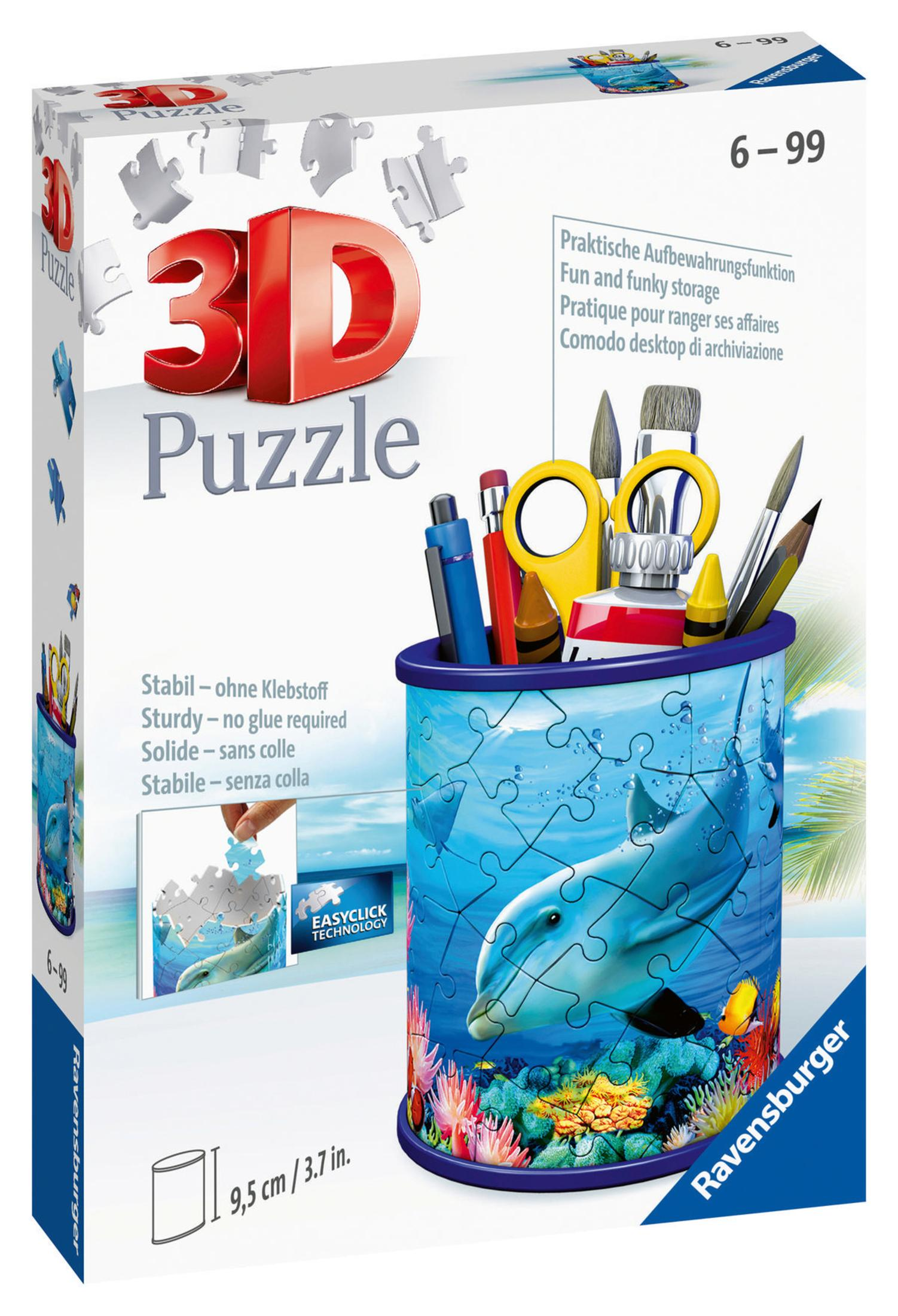 RAVENSBURGER Pot à crayons Monde sous-marin Puzzle