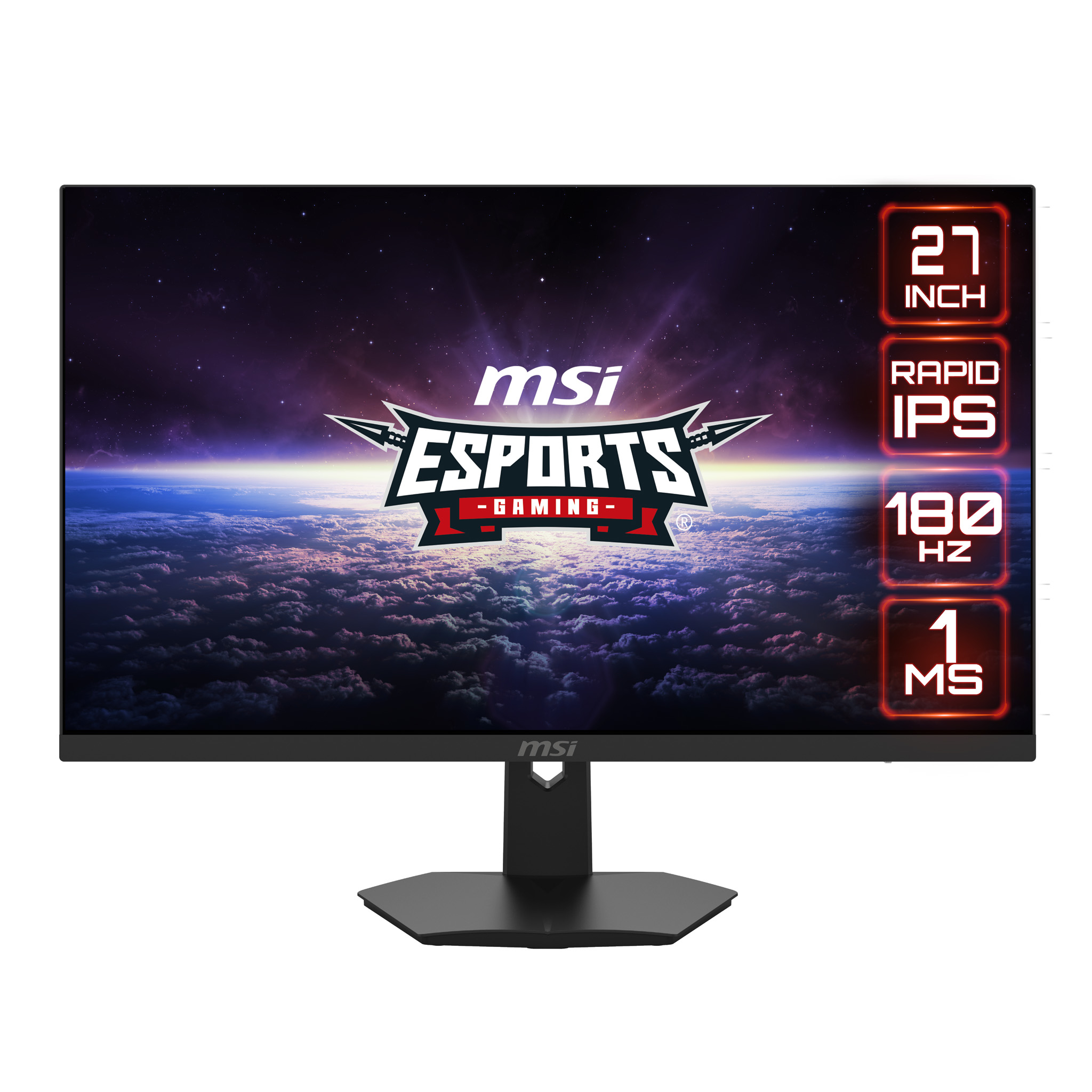 MSI G274F 27 inç Full-HD 1 ms 180 Hz Gaming Monitör Siyah