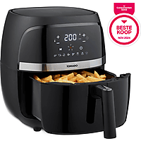 MediaMarkt TOMADO TAF3202B Airfryer - Heteluchtfriteuse - 3,2 liter inhoud - Digitaal display - 500 gr friet - PFAS vrij aanbieding