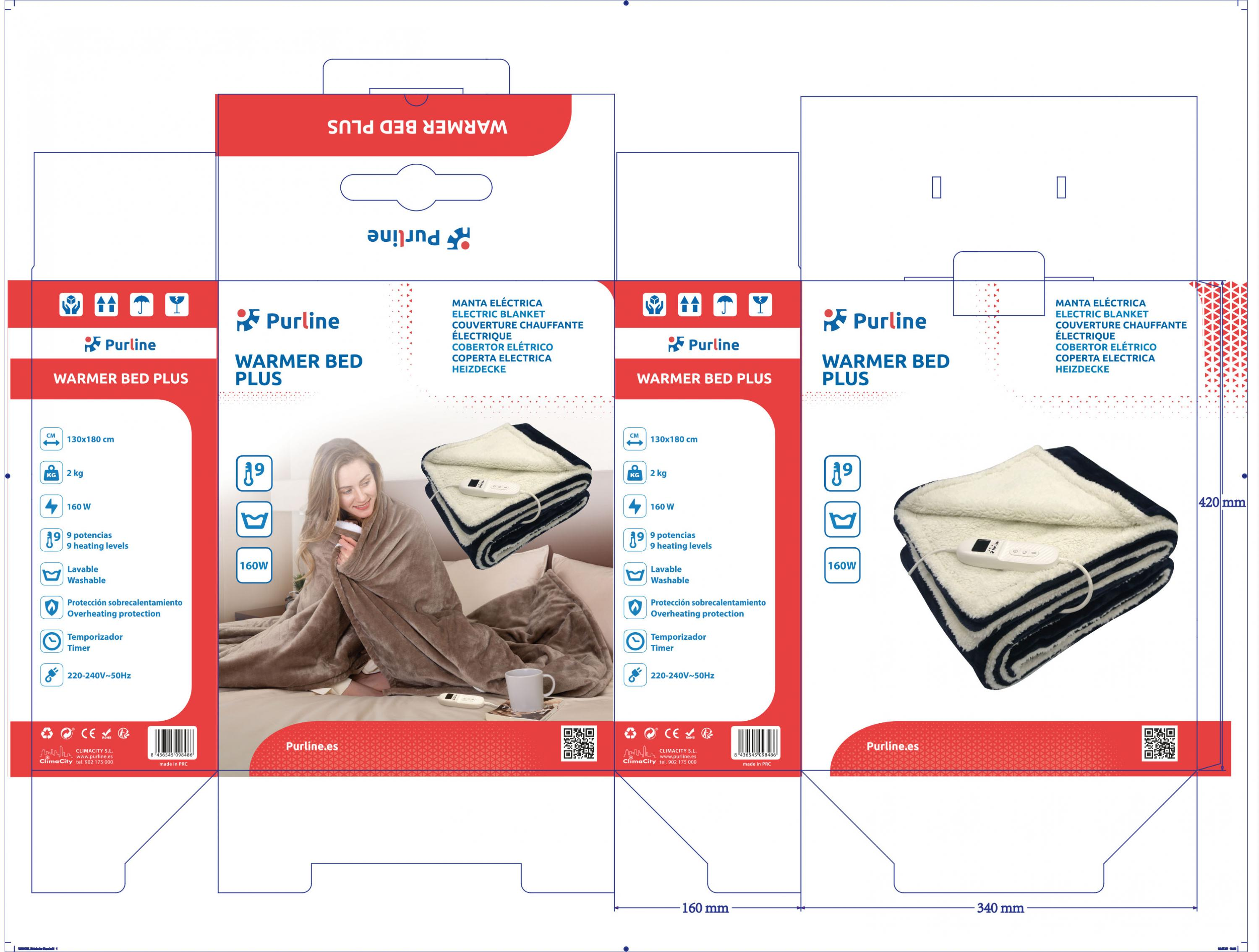 PURLINE WARMER BED PLUS Heizdecken