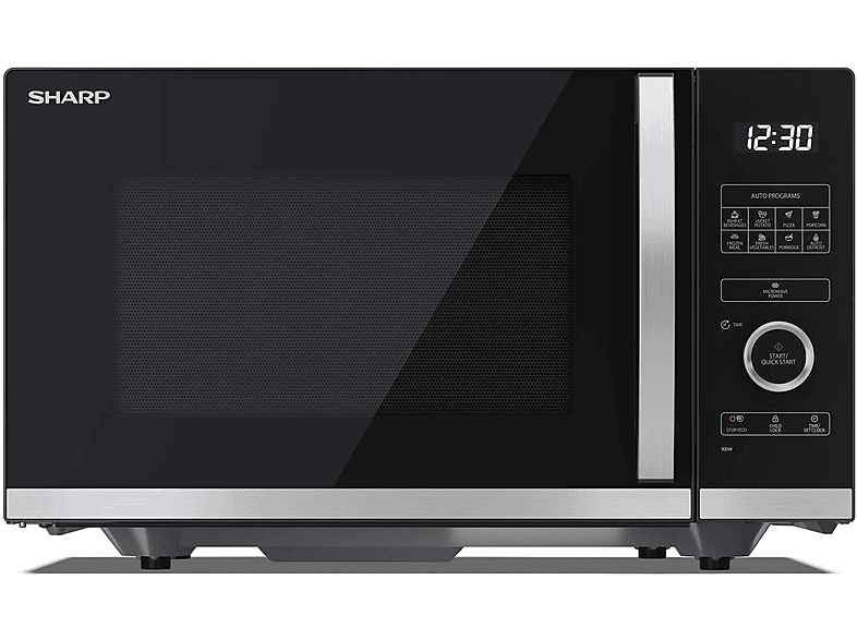 Microondas libre instalación | SHARP 23480-56, 1000 W, 10 potencia, 25 ...
