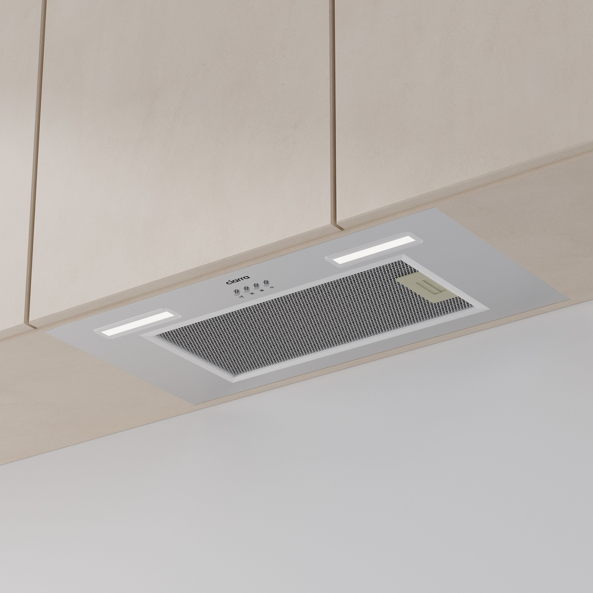 CIARRA VMS6926A, Dunstabzugshaube (599 mm breit, 309 mm tief)