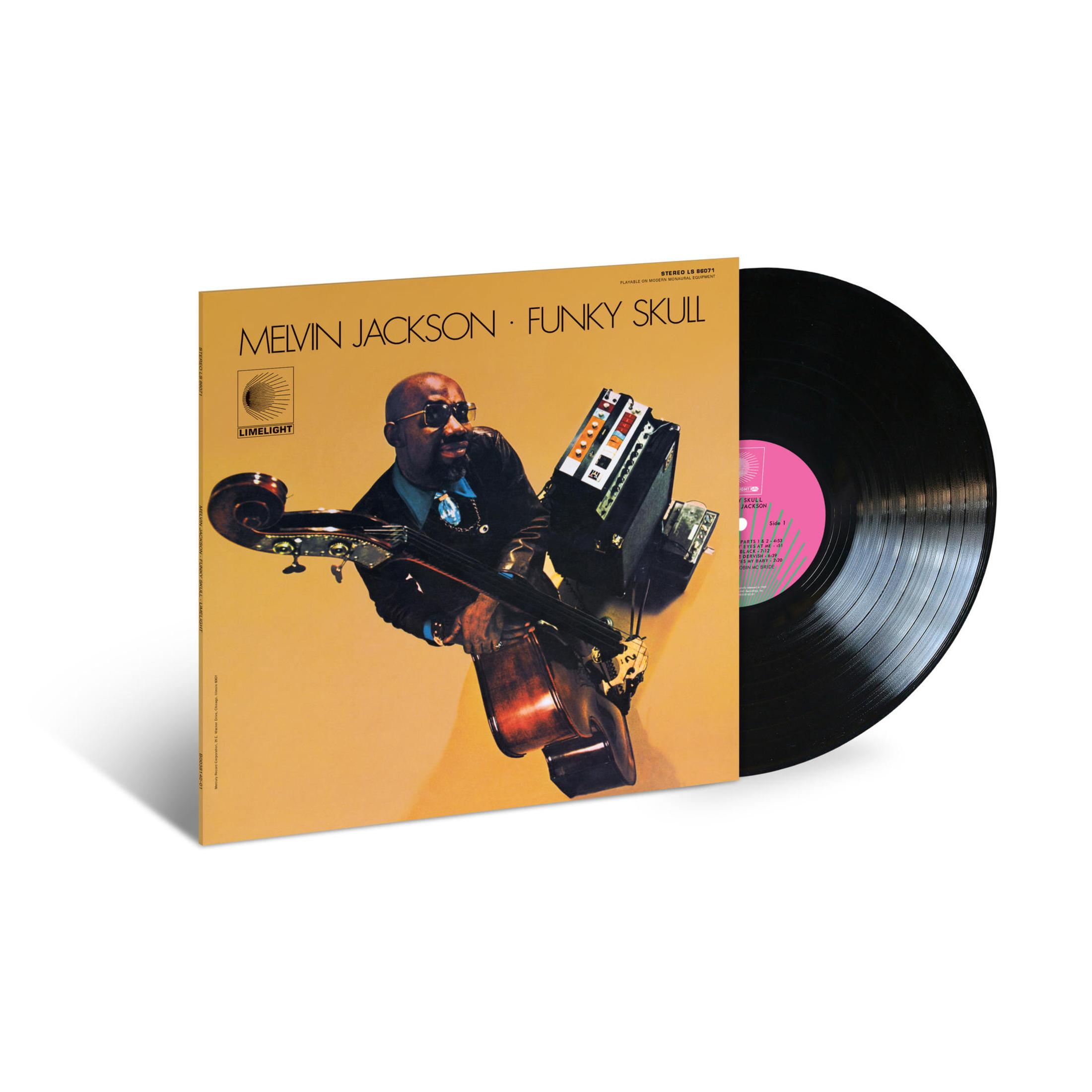 Copertina dell'album con un musicista che suona il violoncello, un disco e testo su sfondo giallo.