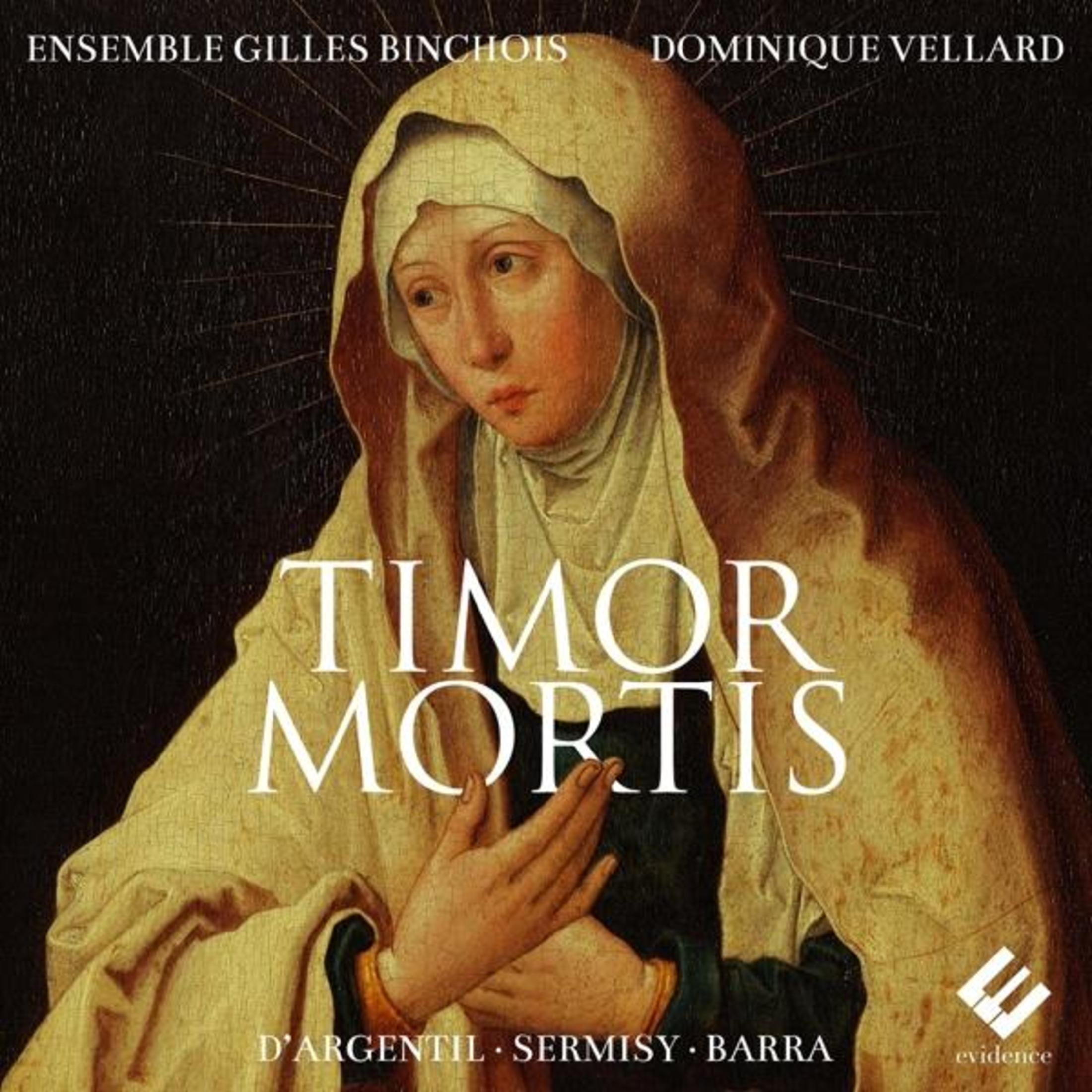 Copertina dell'album con un dipinto di una donna con un copricapo, con testo.