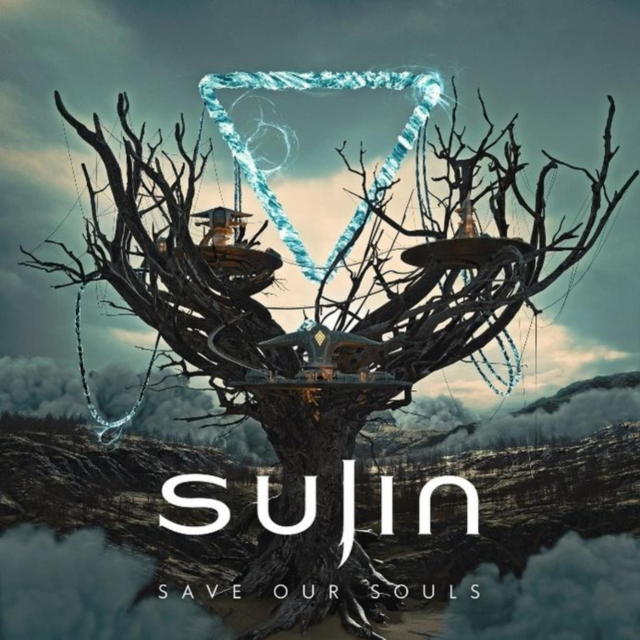 Copertina dell'album con un albero, case e un triangolo blu. Malinconico e surreale.