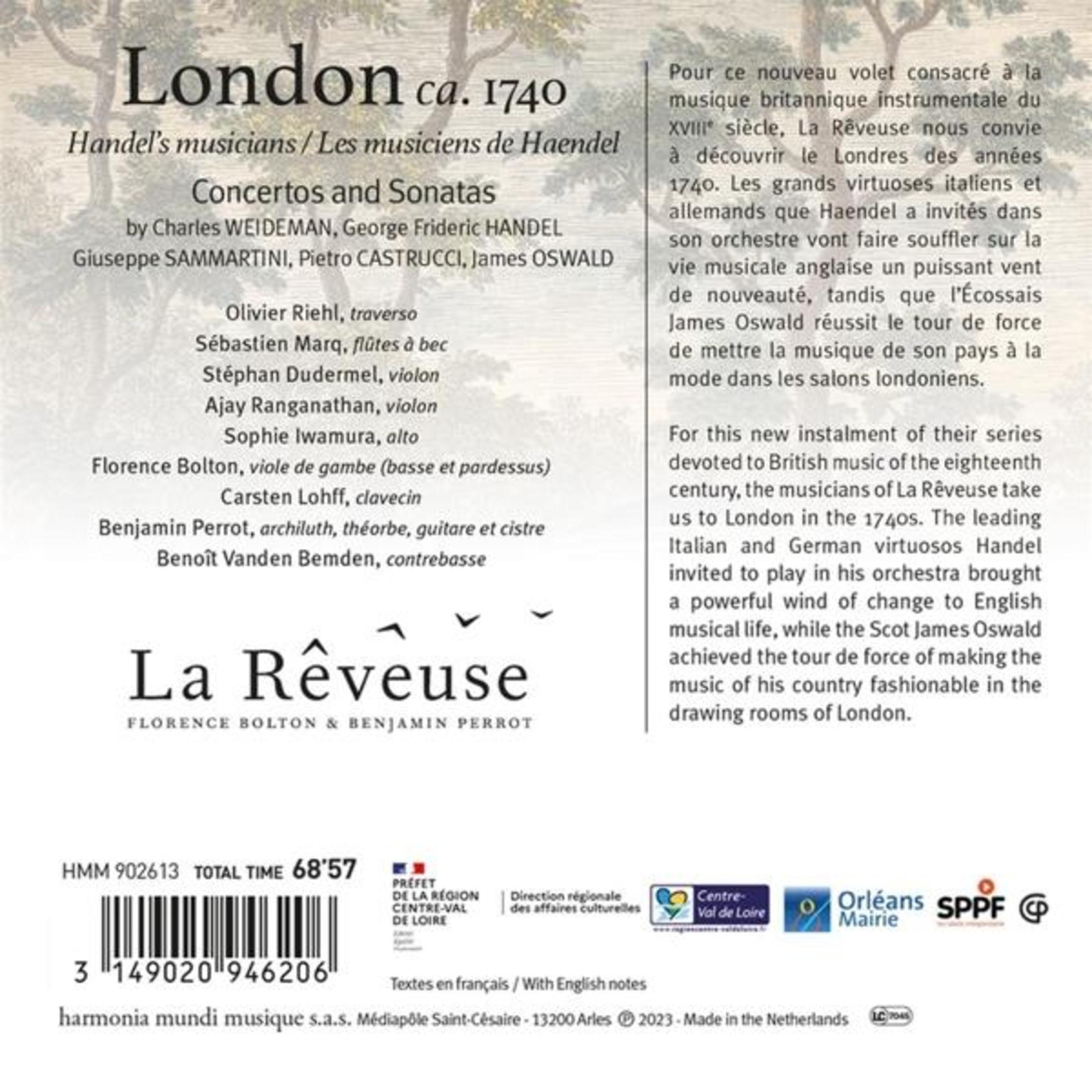 Copertina dell'album con testo e scrittura. La copertina è un rettangolo bianco con sfondo blu. Testo in inglese e francese.