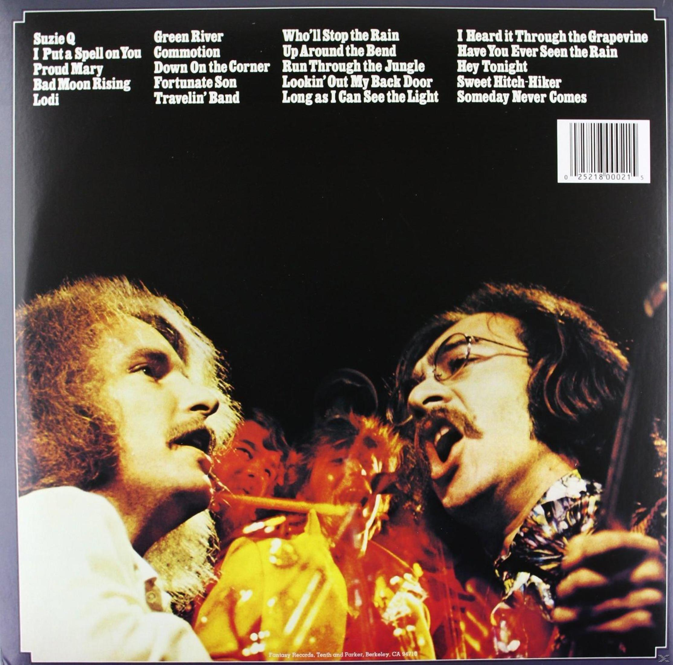 Copertina dell'album con testo e immagini dei membri della band con la lista dei brani su sfondo nero.