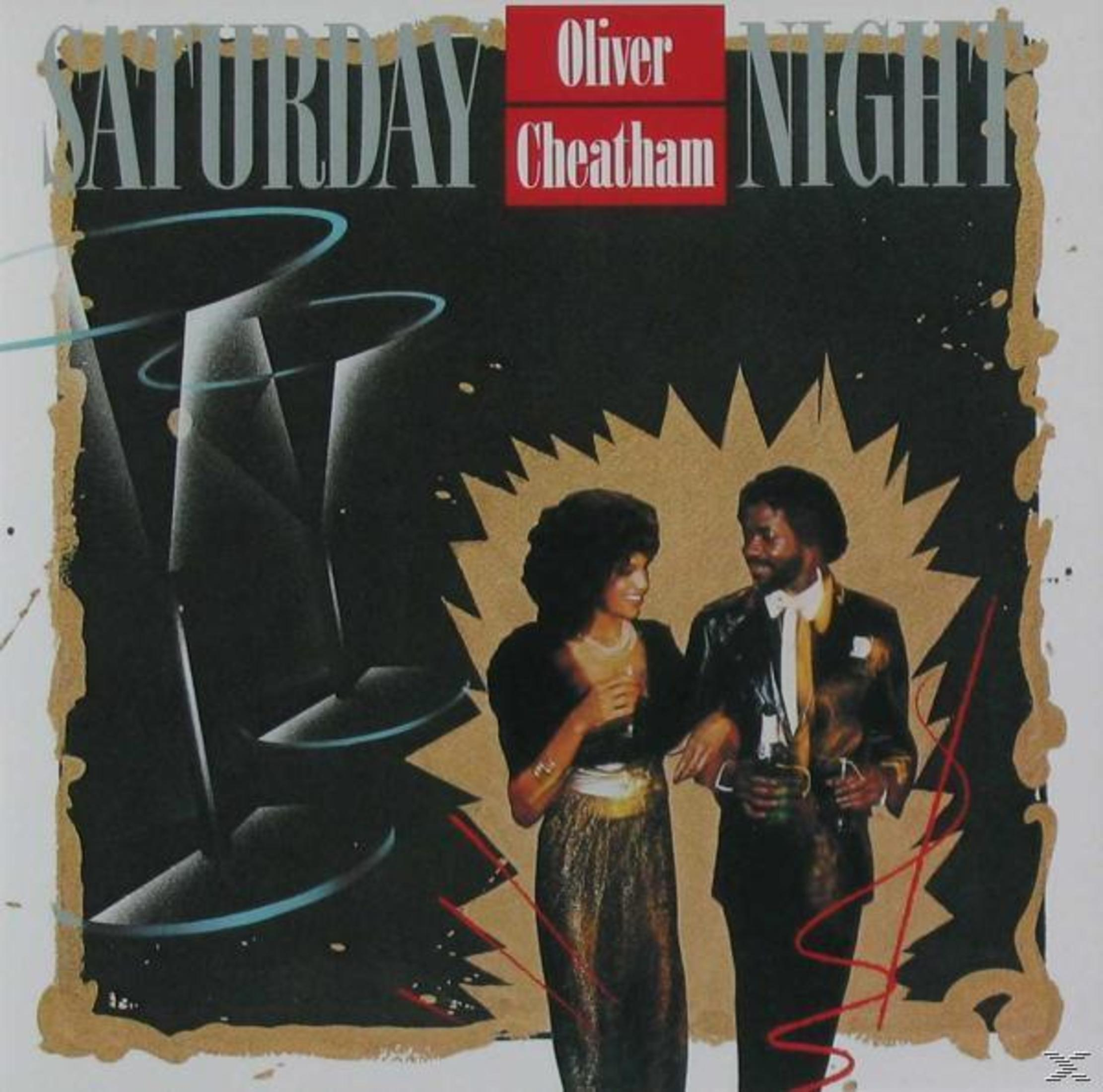 Albumhoes: Twee mensen, man en vrouw, kijken elkaar aan. Titel: Saturday Night.