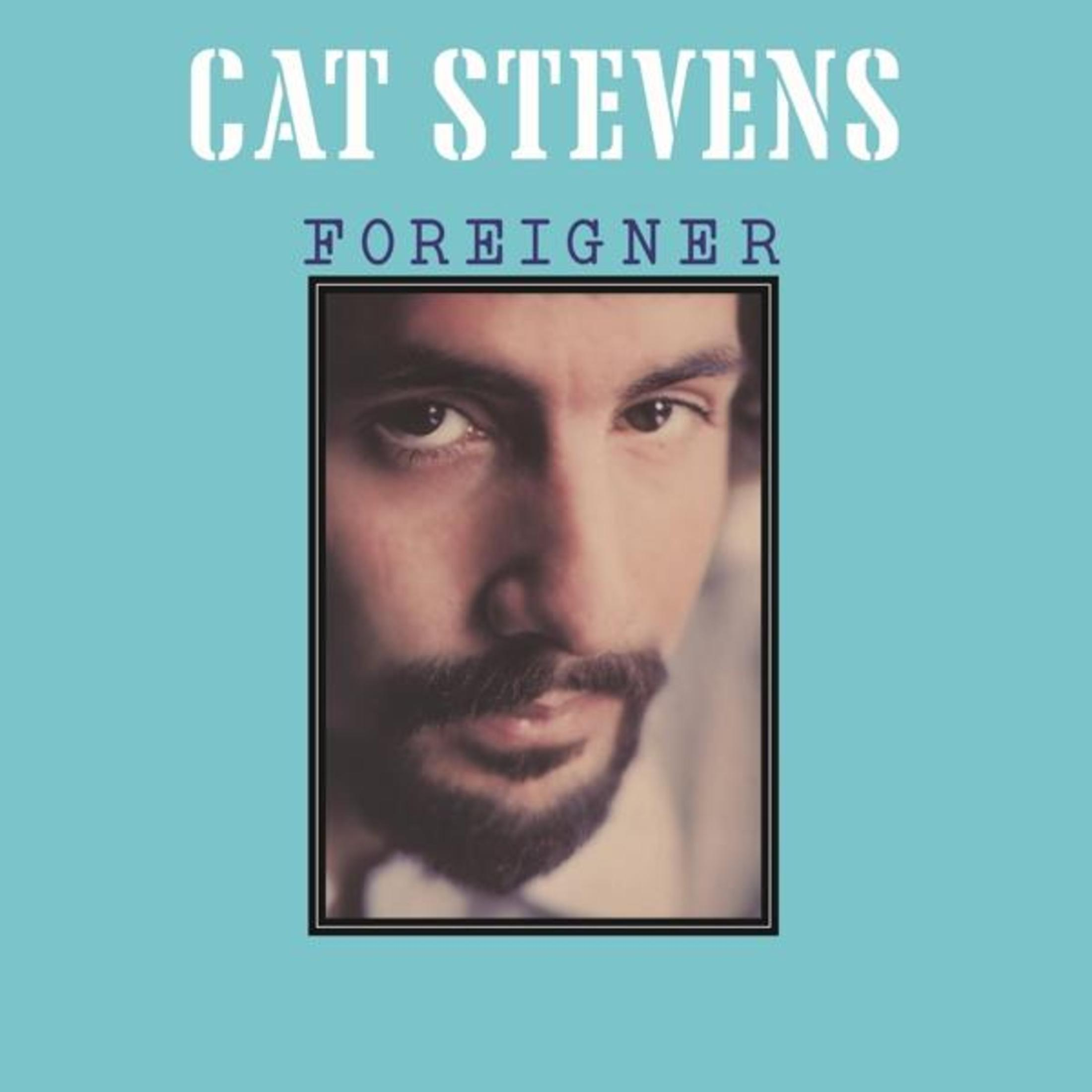 Copertina dell'album con il volto di Cat Stevens in una cornice blu.
