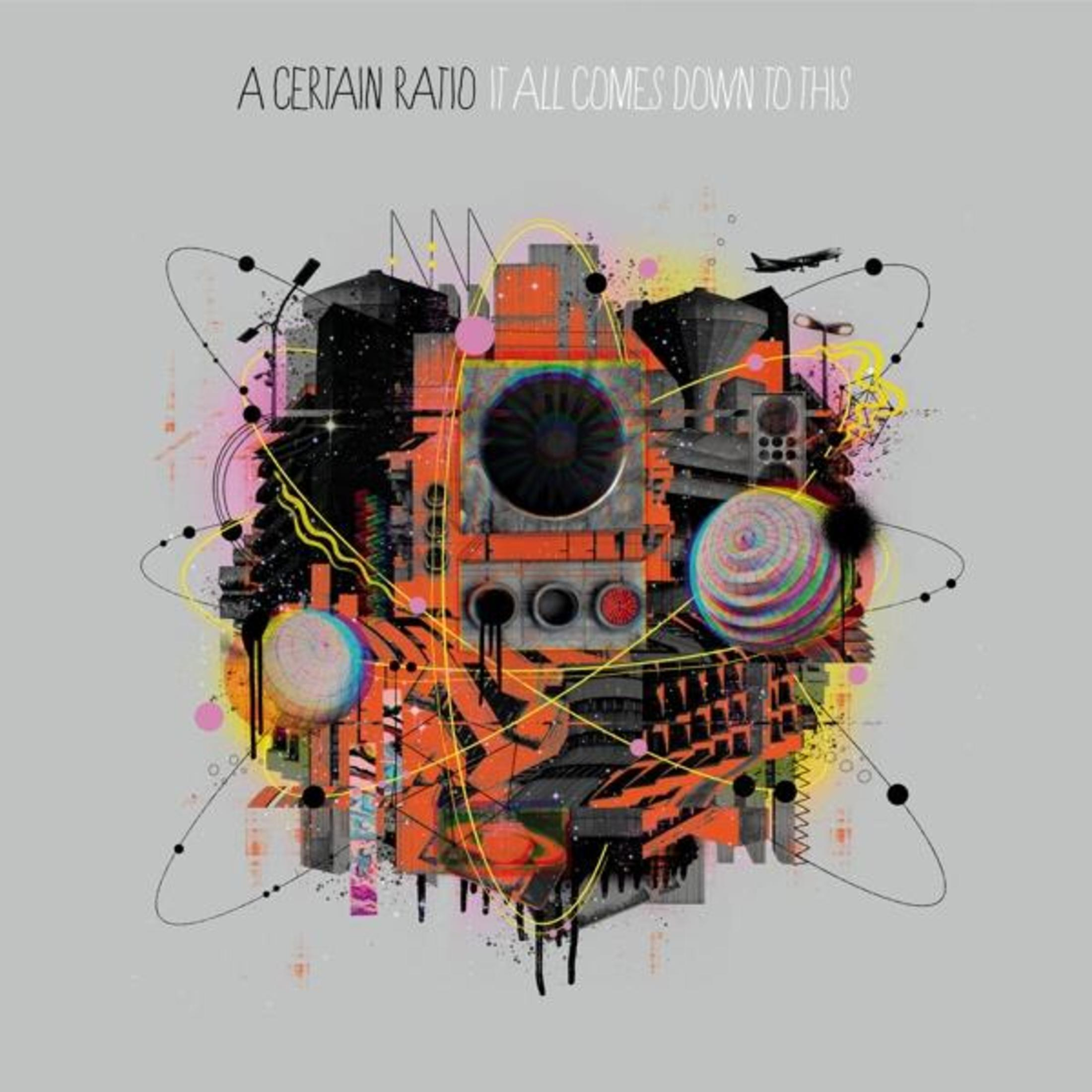 Copertina album: Arte astratta con forme geometriche.