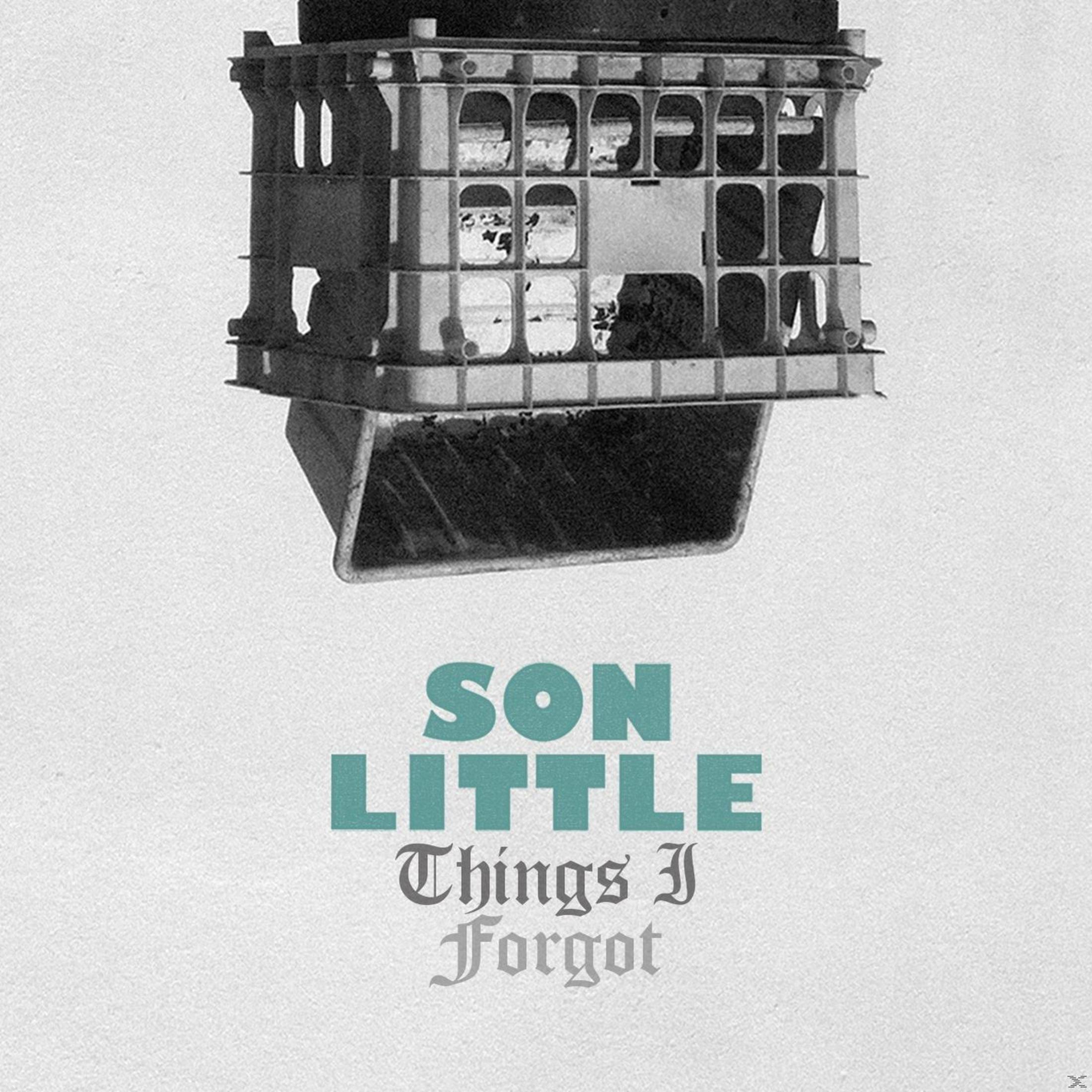 Pochette d'album : Grille rectangulaire, Texte : Son Little, Things I Forgot.