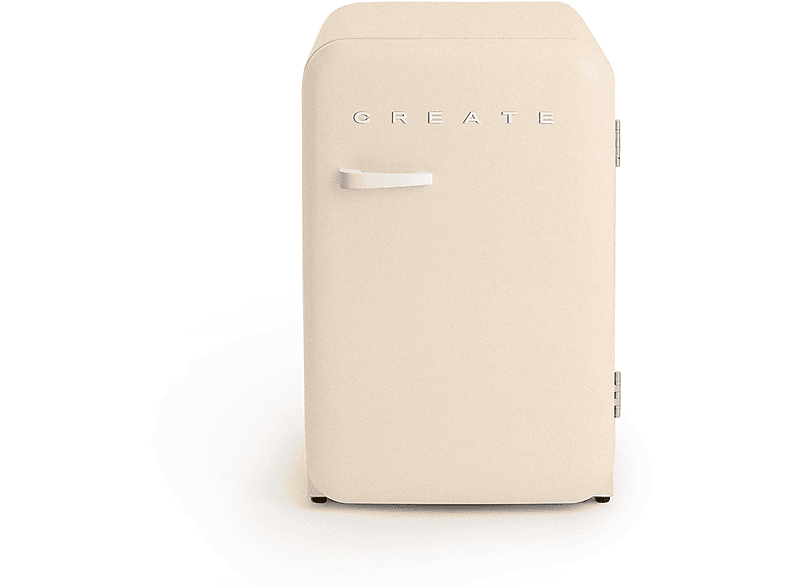 Frigorífico Mini - CREATE FRIDGE RETRO 107L, Altura 87,9 cm, White ...