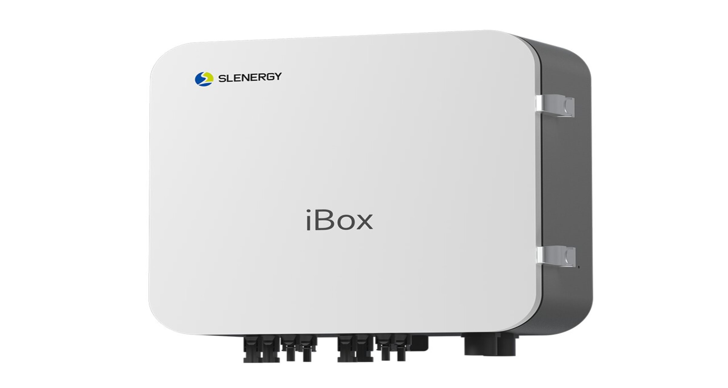 Eine weiße und graue iBox, mit 'SLENERGY'-Logo und dem Text 'iBox'.