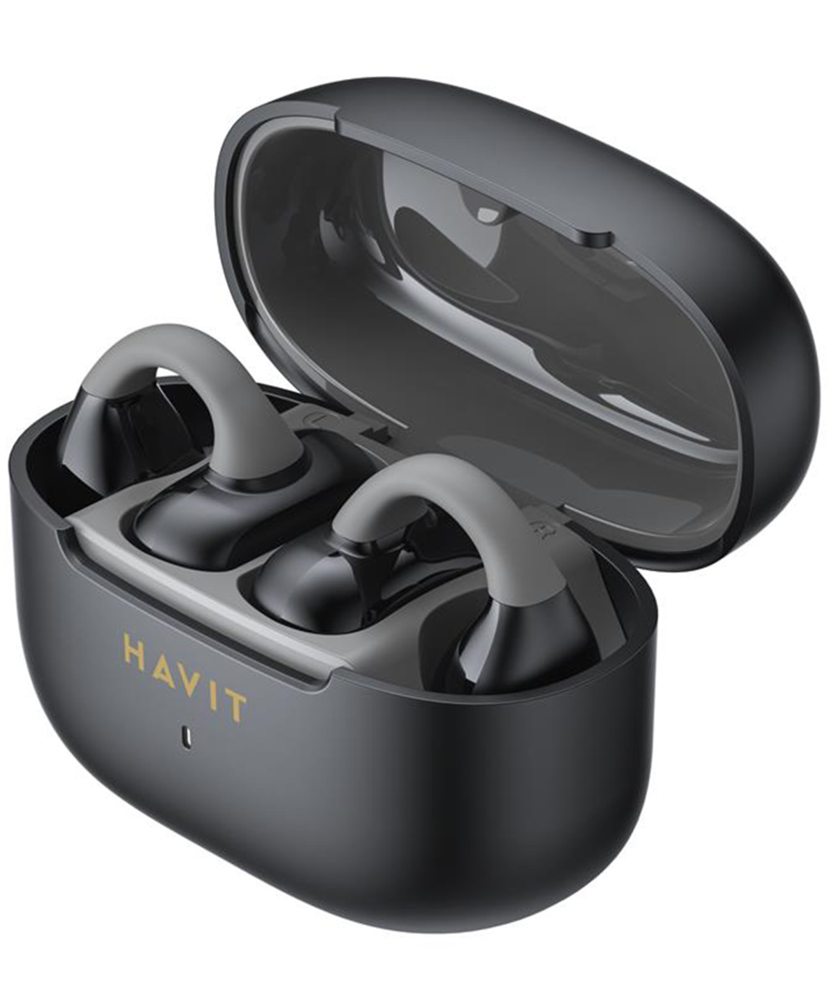 Auriculares True Wireless OWS910 AURICULARES CON PINZA HAVIT,  Intraurales, Bluetooth, Negro